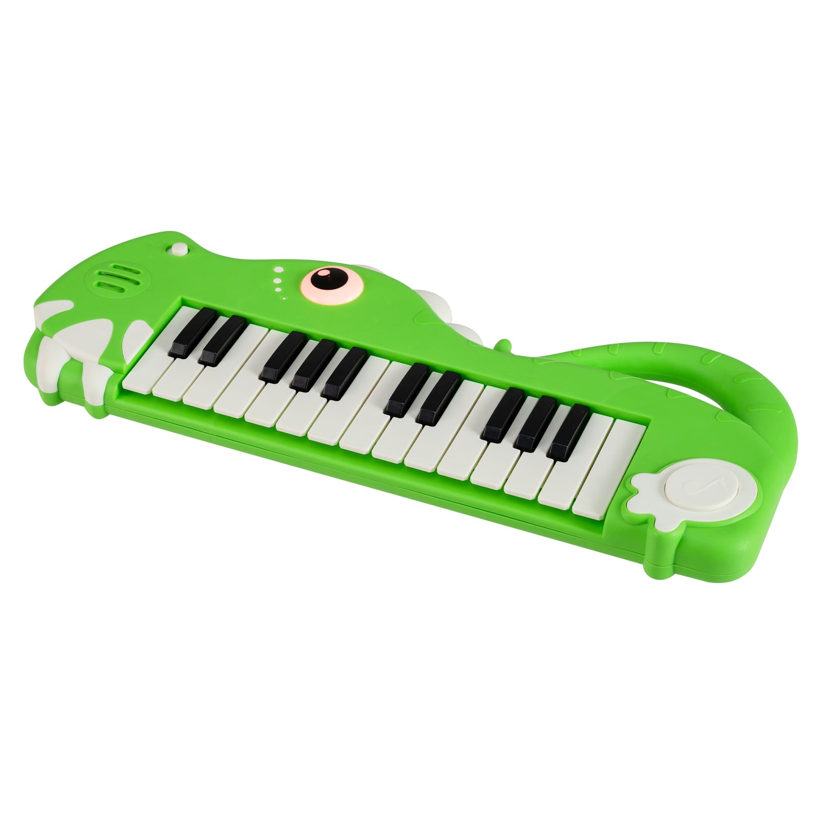 25-koskettiminen lasten digitaalinen piano sisäänrakennetulla musiikilla ja valolla, sähköpiano, vihreä