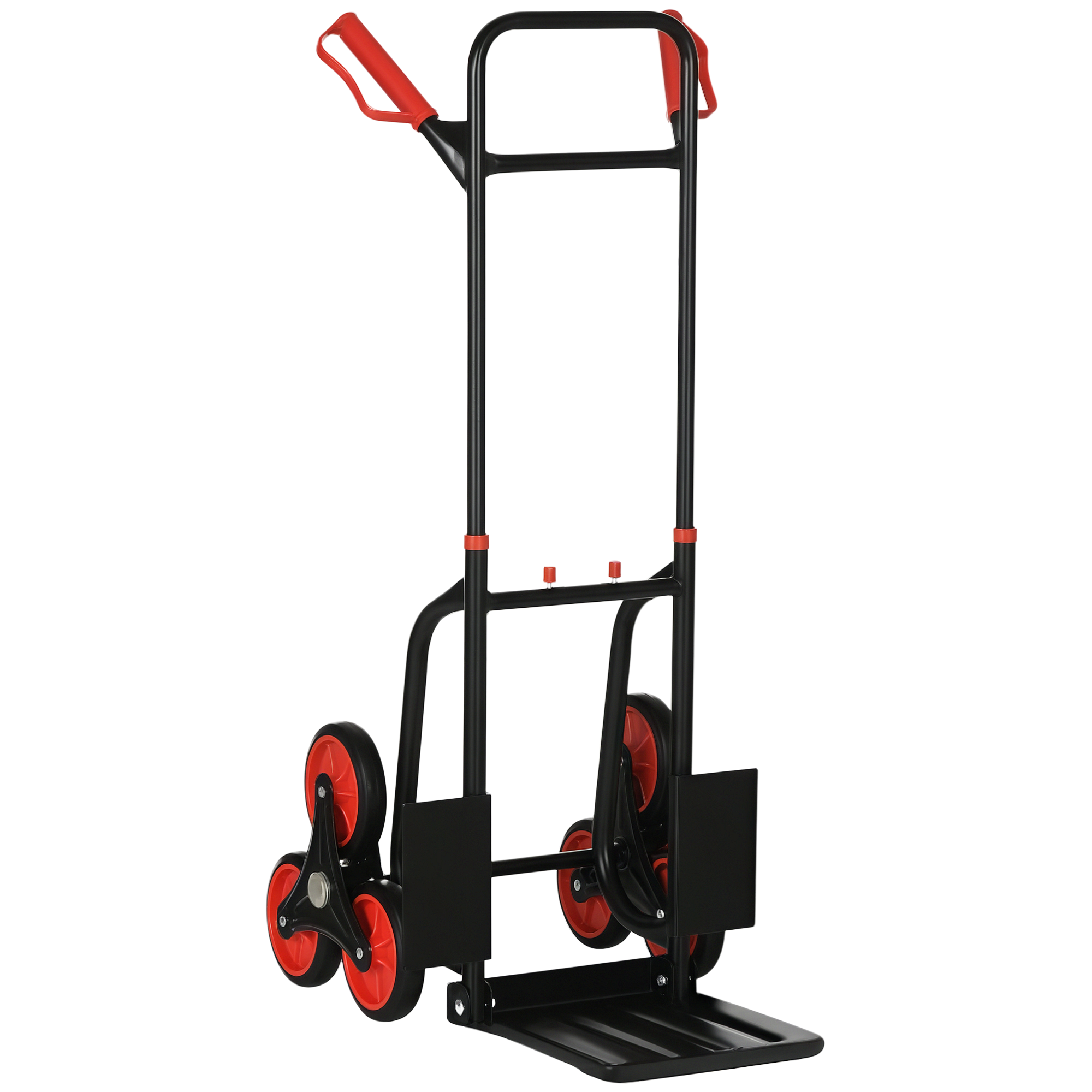 Kokkupandav trepist ronimiseks mõeldud käsikäru terasraamiga max. 120 kg 105 5 cm transpordikäru kolimiseks töökojaks