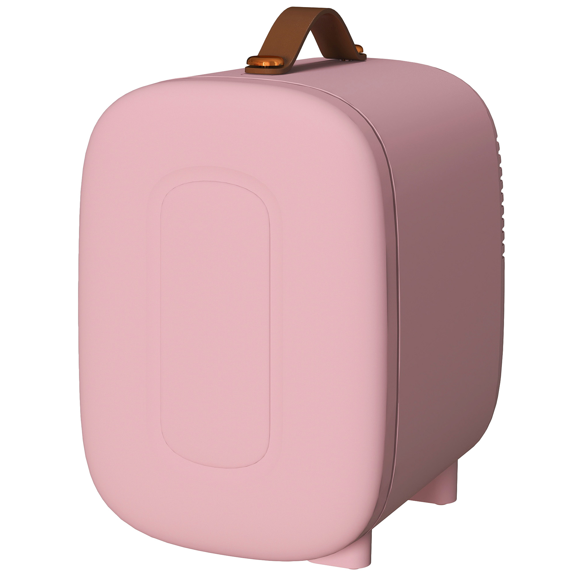 Minijääkaappi/kosmetiikkajääkaappi, 4 litran tilavuus, 20,3 x 26,3 x 28 cm, pinkki