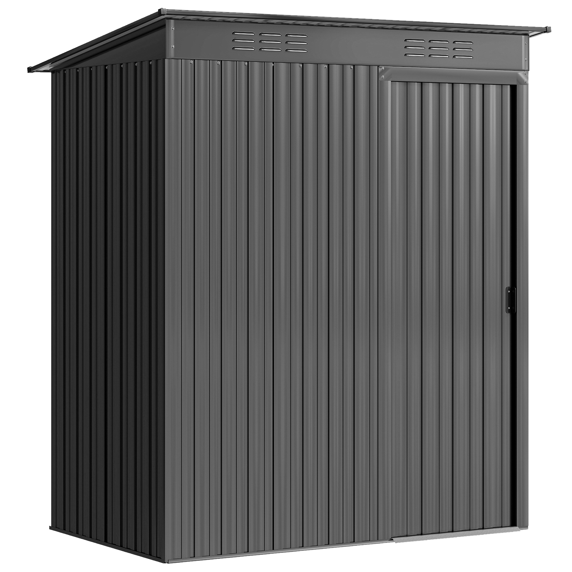 Metallist aiakuur 1 37 m² tööriistakuur kergesti kokkupandava katusealune katus lükanduks ventilatsioon kindad