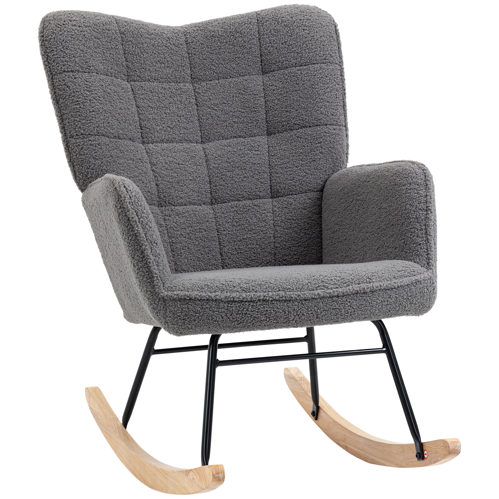Retrostiilis kiiktool täispuit tugitool lamav tugitool 98 cm x 71 cm x 101 cm tumehall