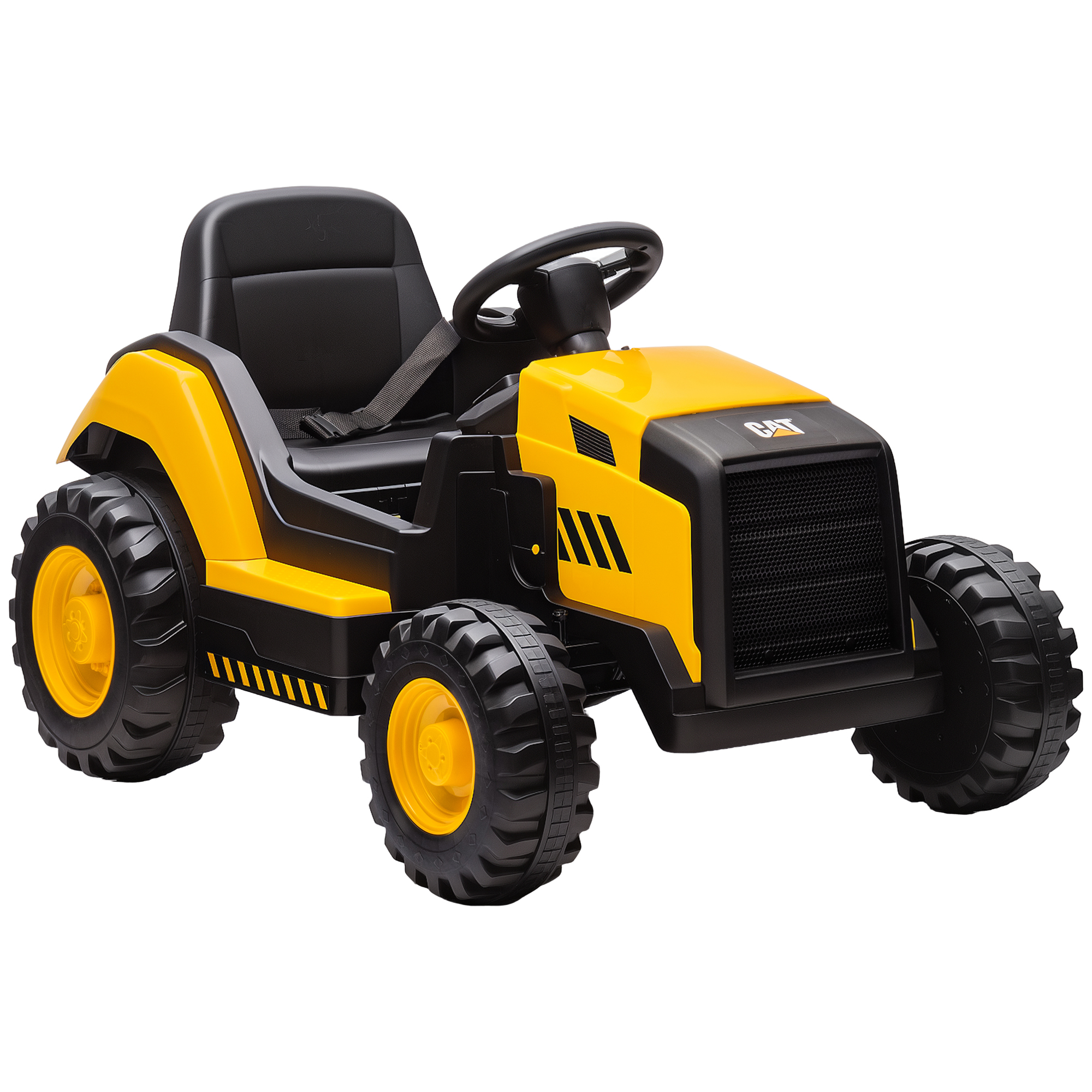 Lasten rakennusajoneuvo, lasten päälle ajettava auto, kaukosäädin, manuaalinen ohjaus, Bluetooth + musiikkitoiminto, 3-6 vuotta, muovia, terästä, keltainen