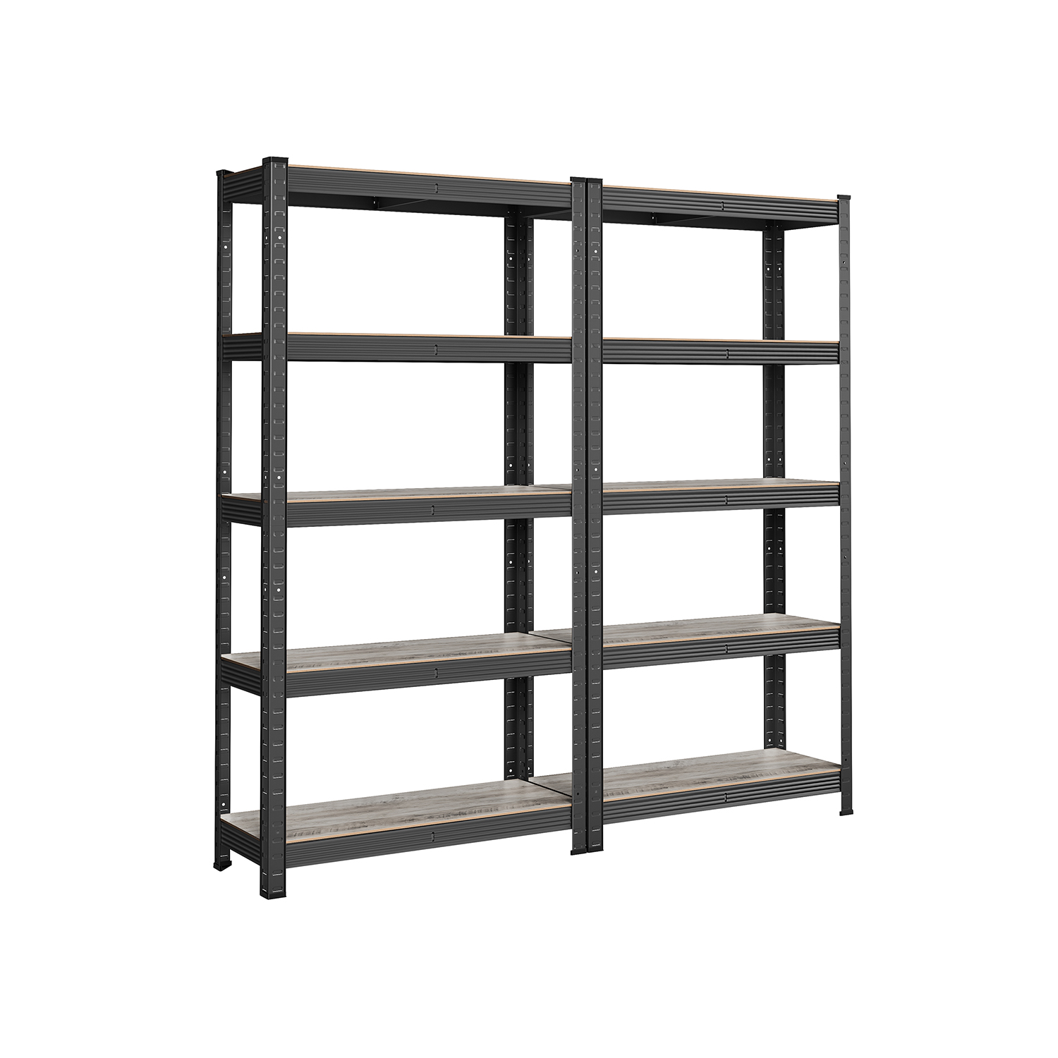 2 säilytyshyllyn sarja, 150 cm korkea
