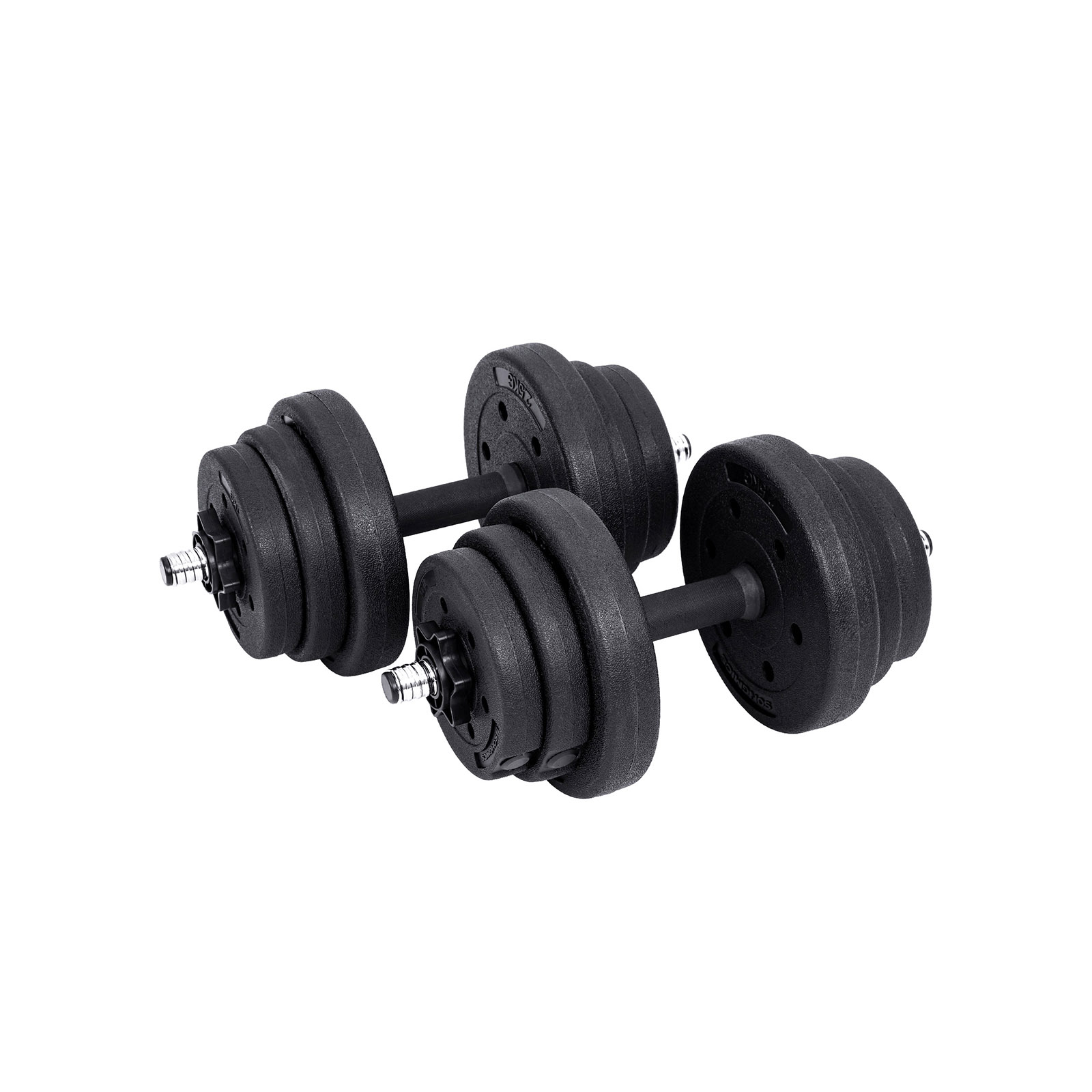 Käsipainosarja 20 kg musta