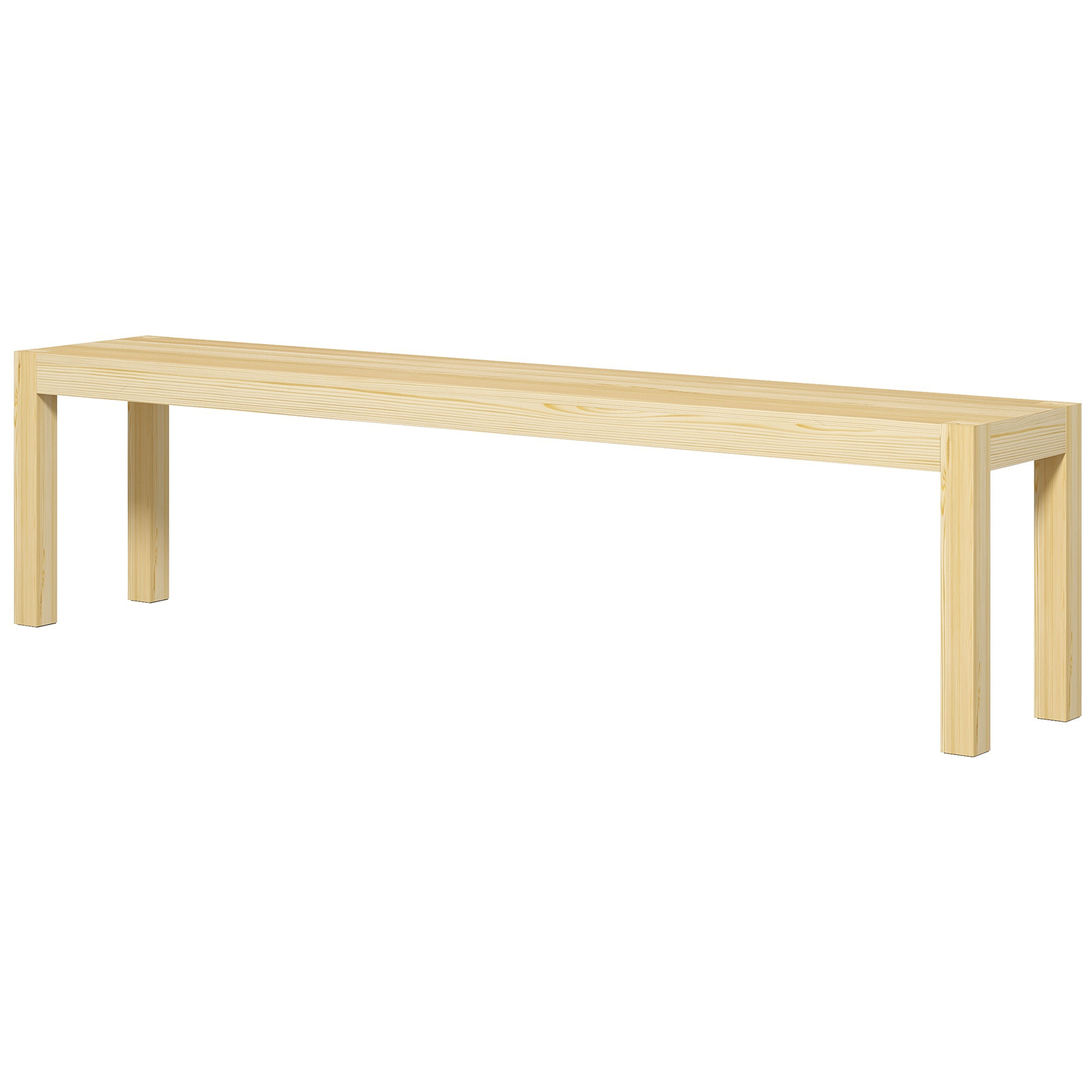 Penkki, kolmelle hengelle, jopa 330 kg, mänty, 175x33x45 cm