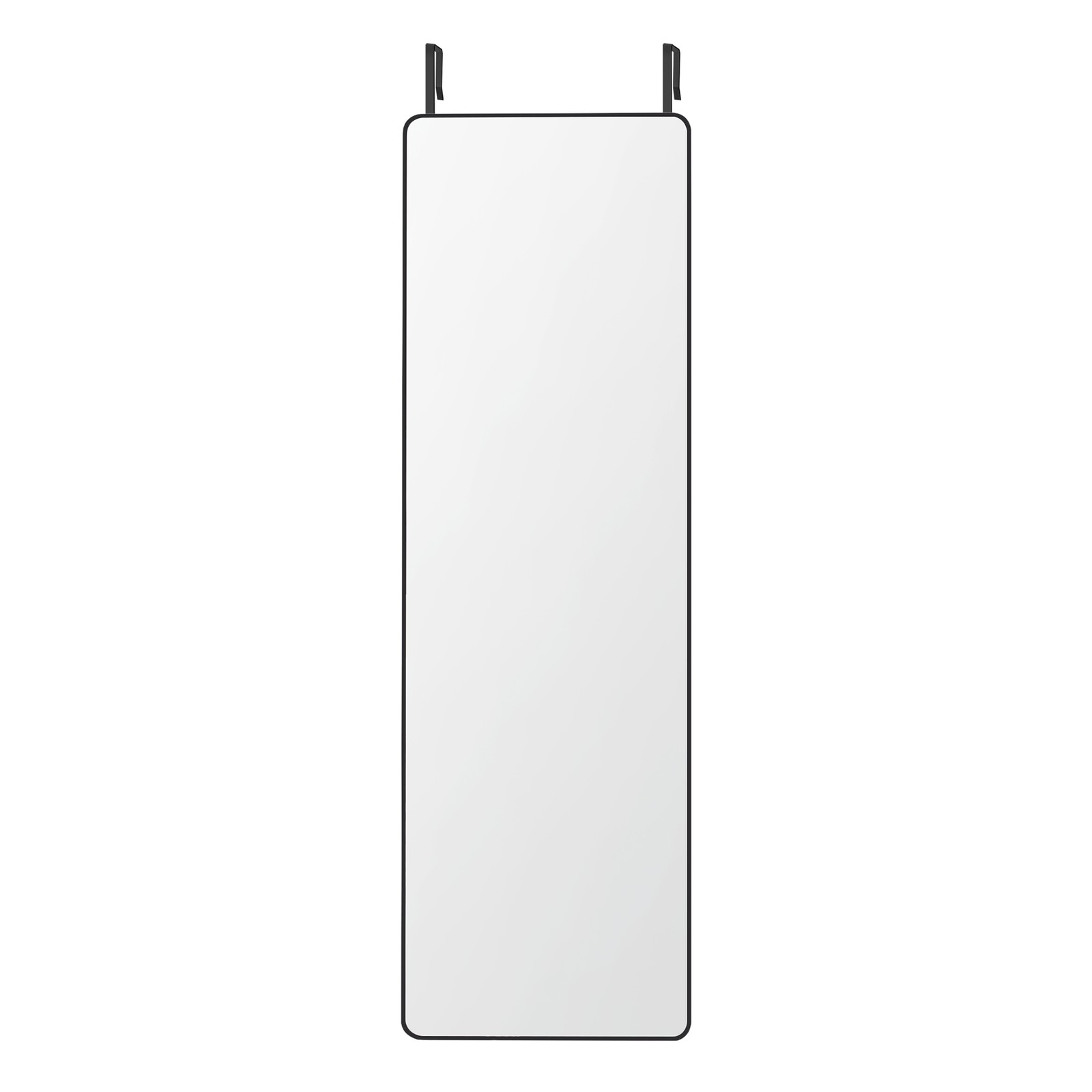 Täyspitkä peili (120 x 40 cm), seinä- tai ulkotaustapeili, alumiinirunko, karkaistu lasi