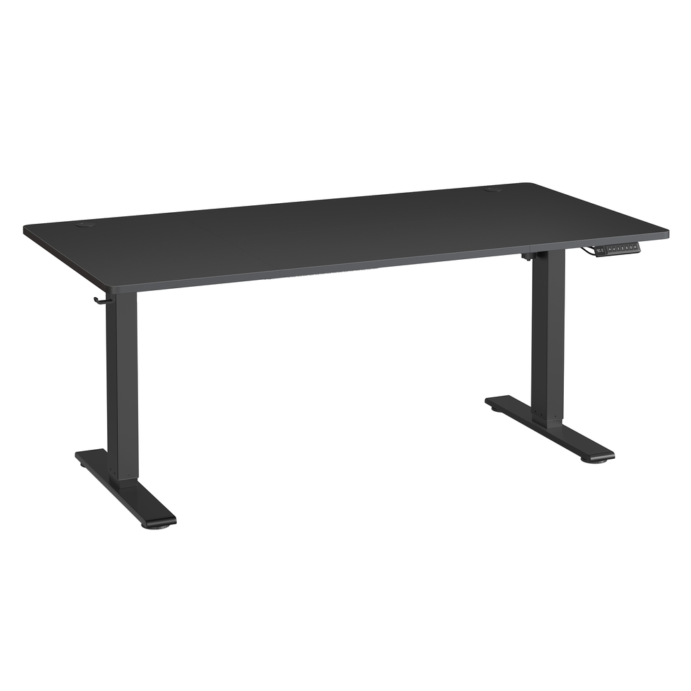Kõrguses reguleeritav elektriline laud 160 x 80 cm USB-C pordiga