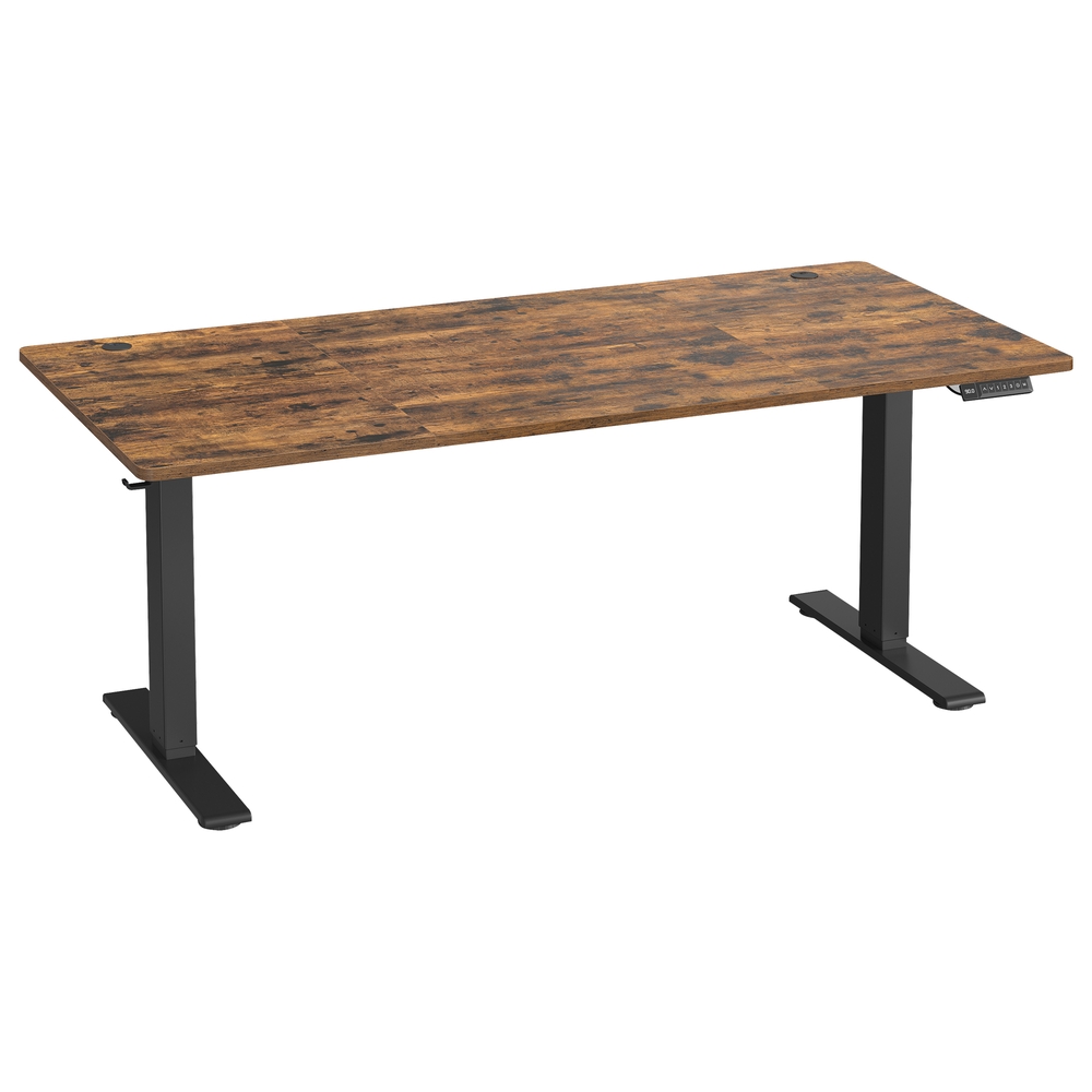 Kõrguses reguleeritav elektriline laud 180 x 80 cm USB-C pordiga