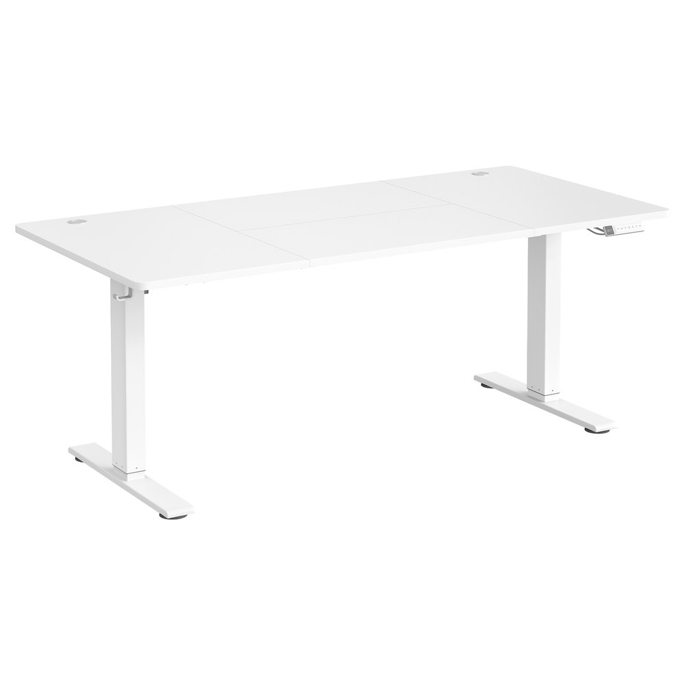Kõrguses reguleeritav elektriline laud 180 x 80 cm USB-C pordiga