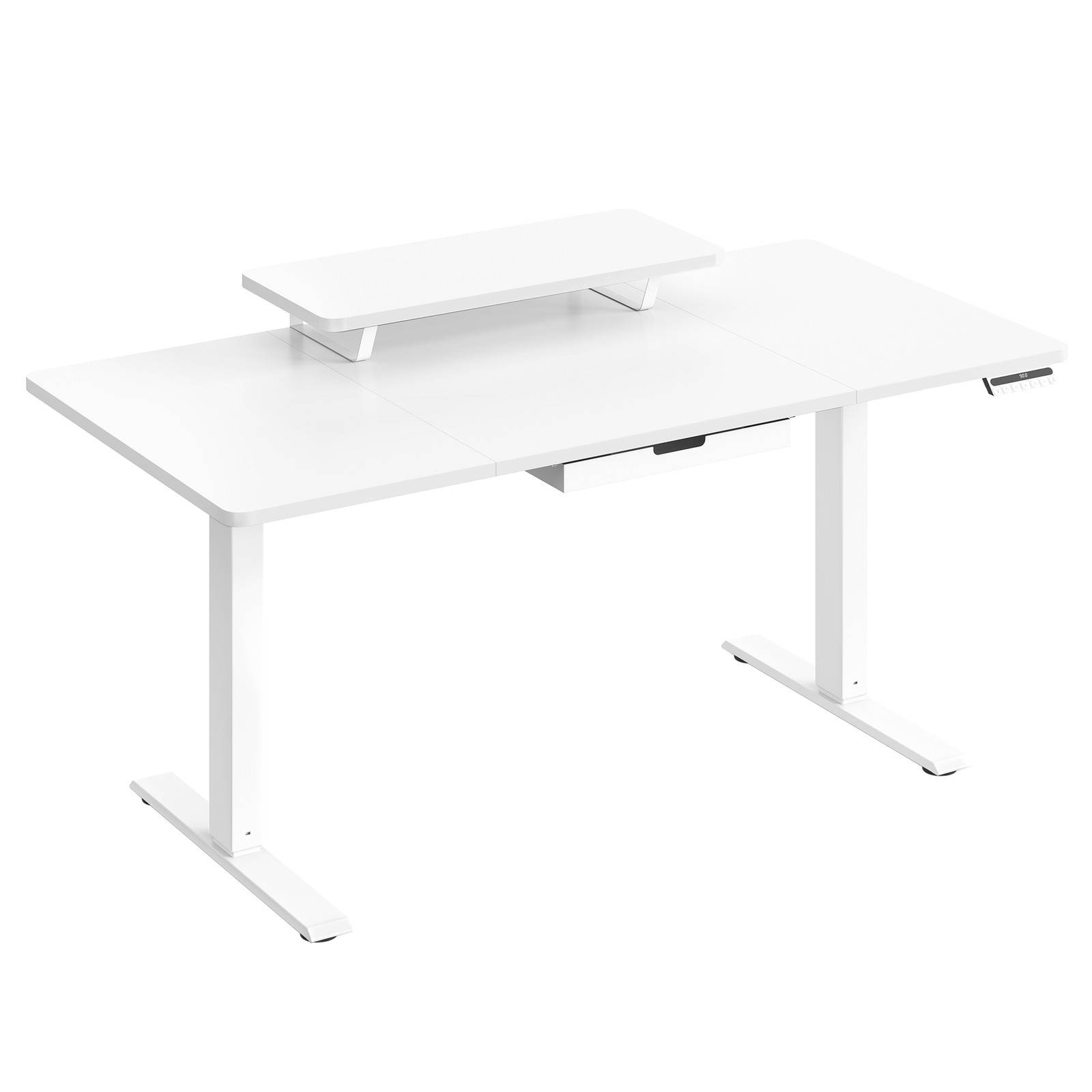 Kõrguses reguleeritav laud 140 x 70 cm monitorialus