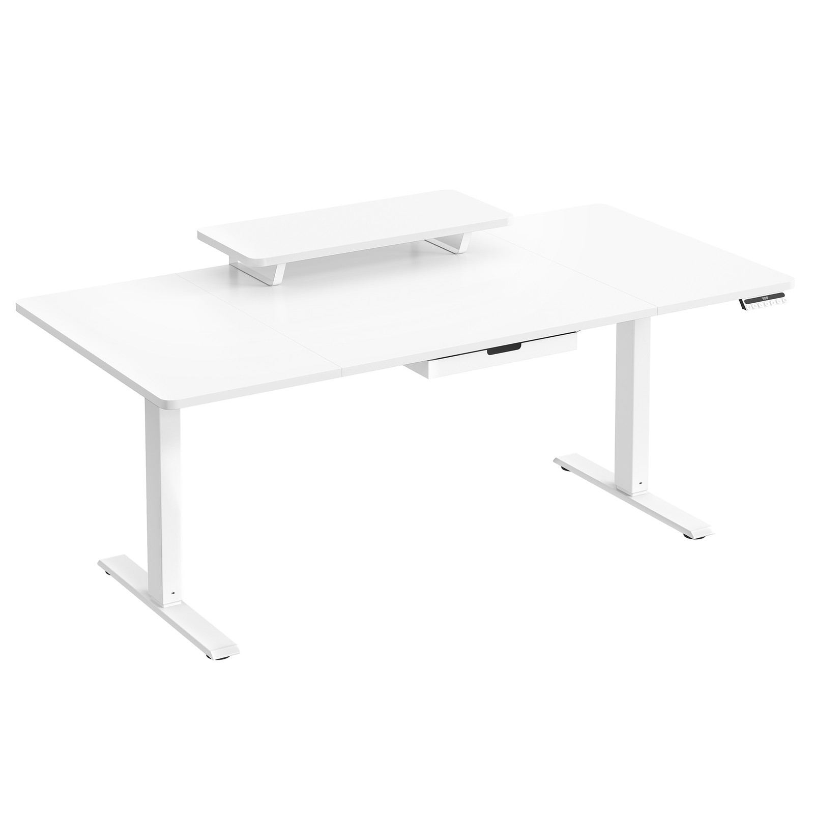 Kõrguses reguleeritav laud 160 x 80 cm monitorialus