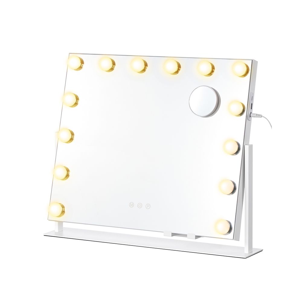 Meikkipeili valaistuksella ja 14 LED-lampulla