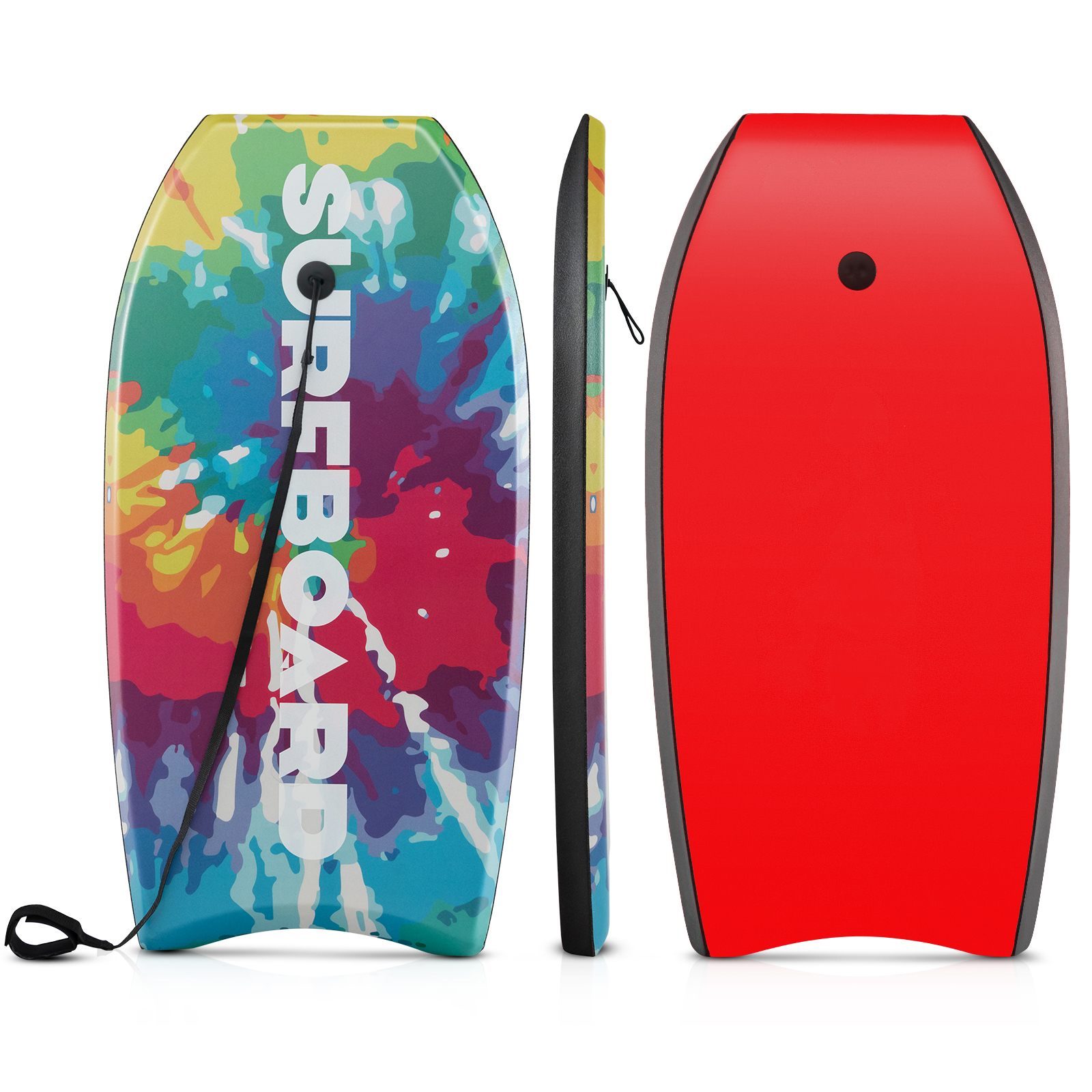 33/37/104 cm kevyt body boogie board EPS-ytimellä XPE-kansi HDPE-pohjalla monivärinen 1-L
