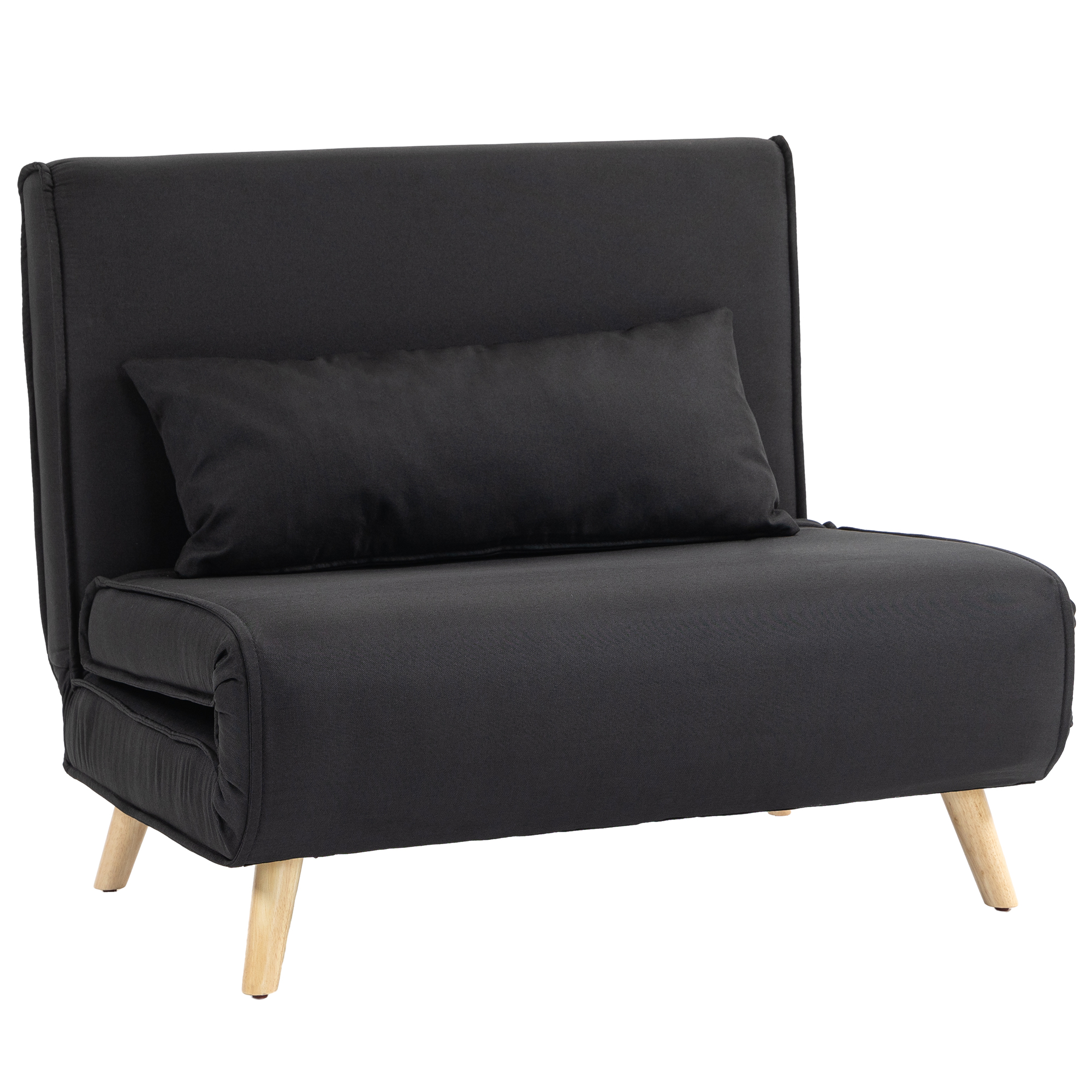 Nojatuoli lepotuolilla, yhdelle hengelle, moderni muotoilu, jopa 120 kg, 94x78x80cm, musta