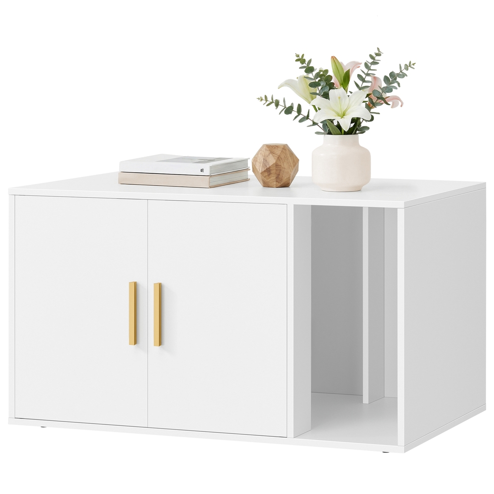 Kassiliivakasti kapp 80 x 50 x 45 cm valge