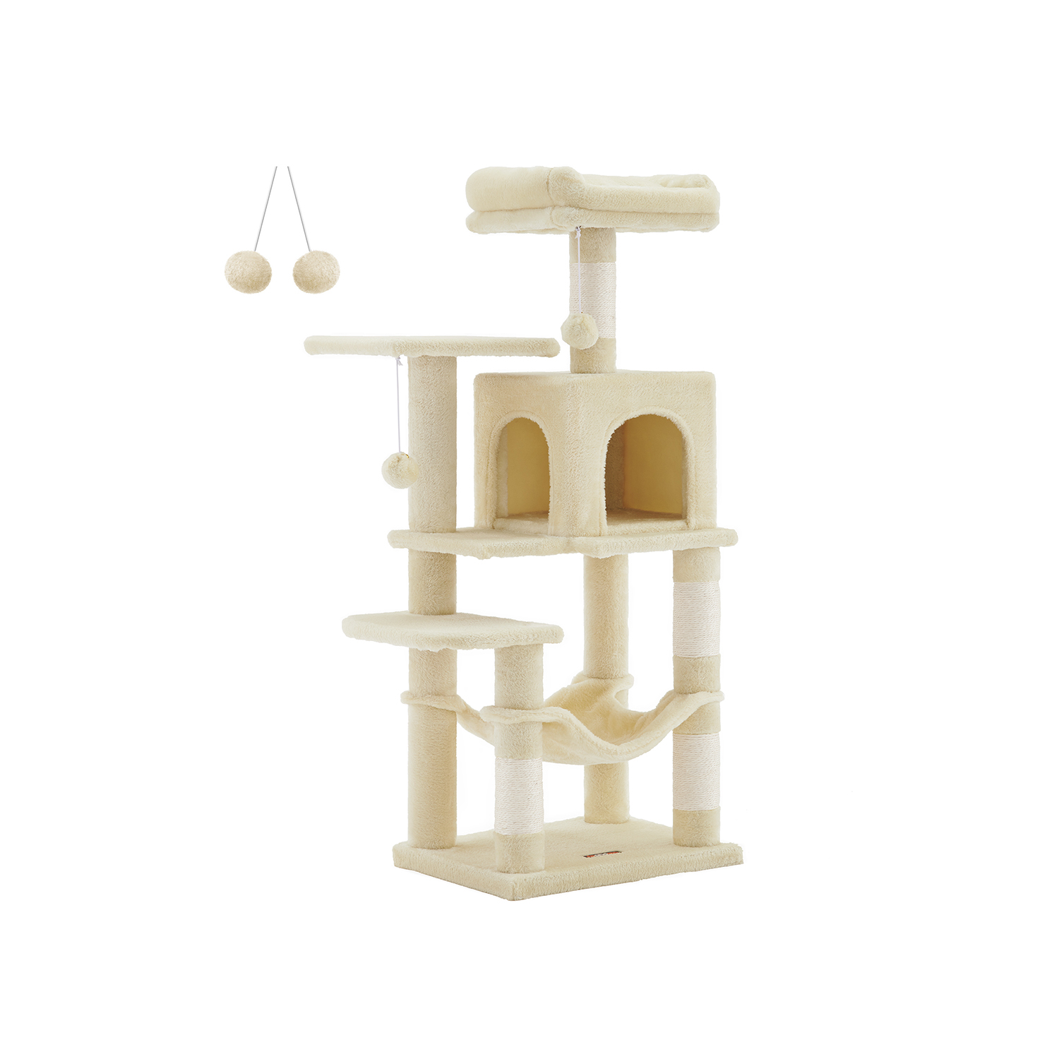 Kissan raapimapuu (112 cm) beige