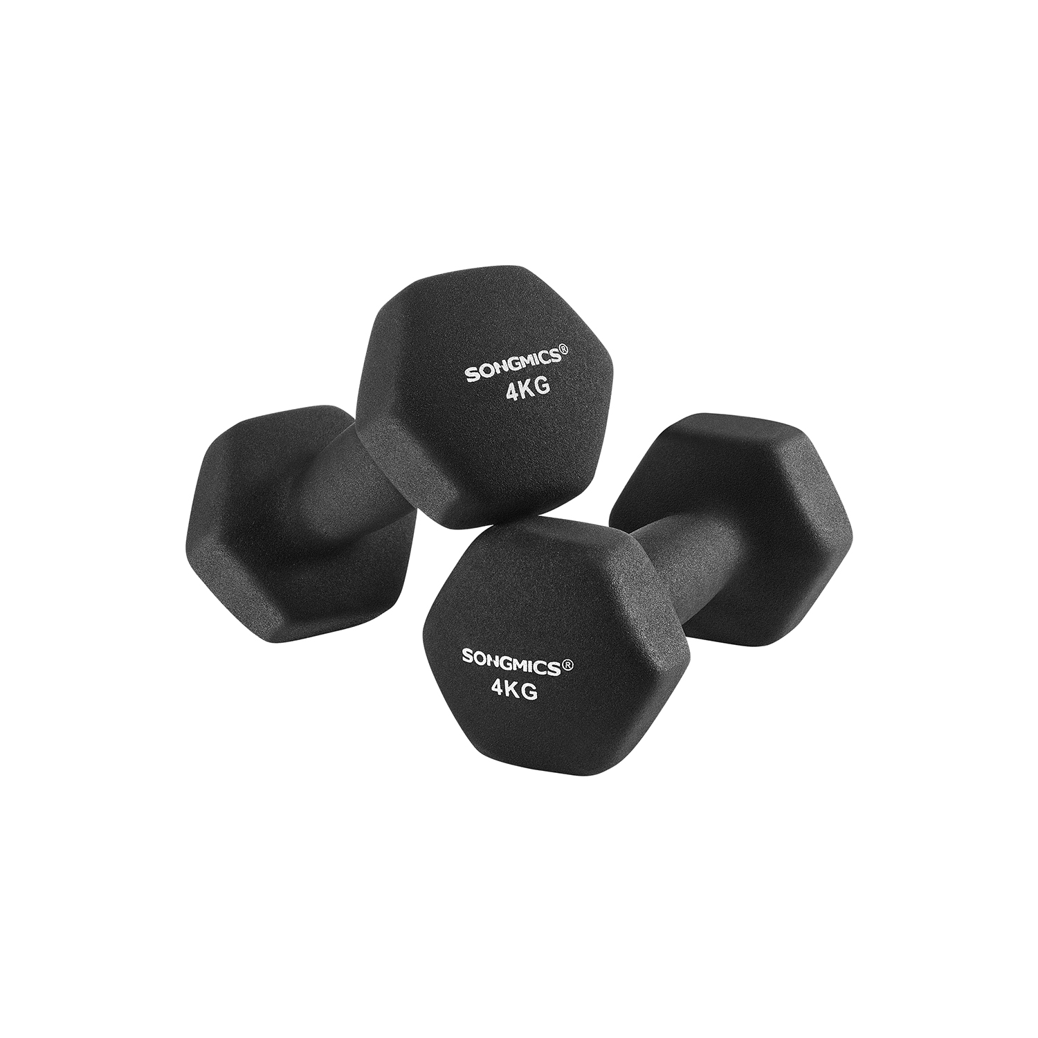 2-osaline hantlite komplekt 2 x 4 kg