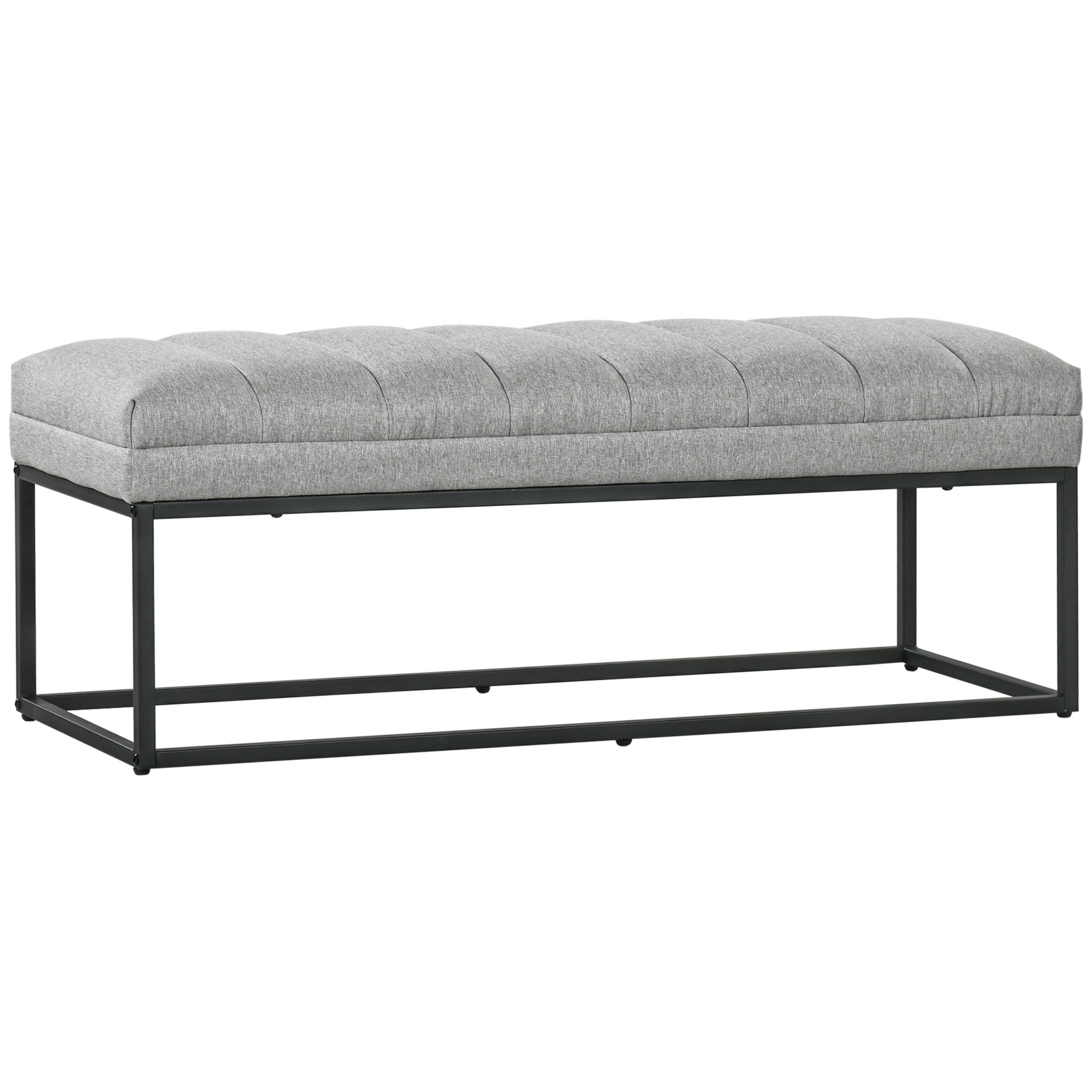 Teollisuustyylinen penkki, sängynpenkki, metallijalat, pinkki + musta