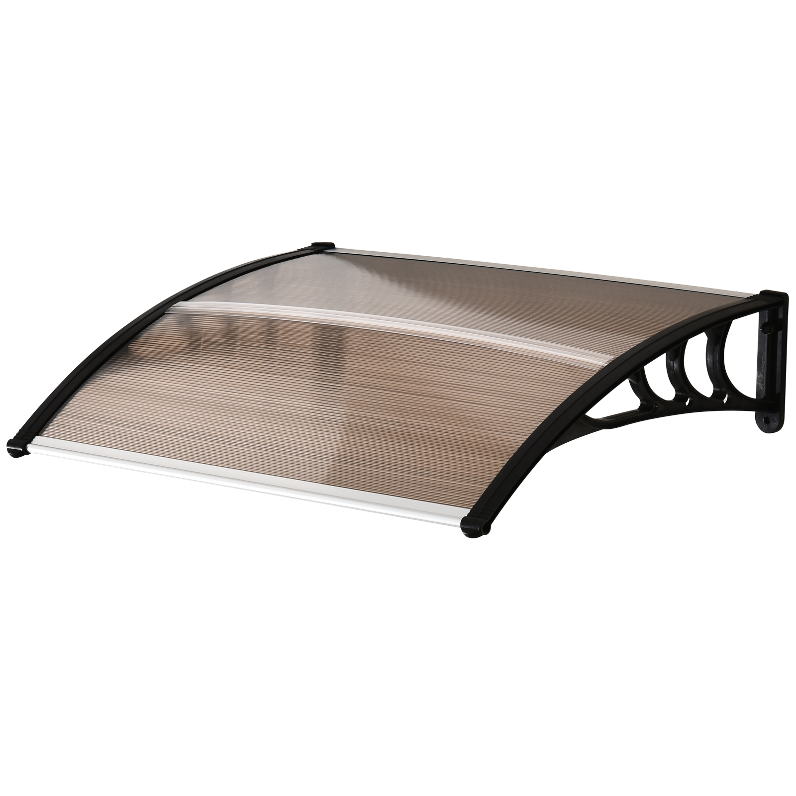 Välisukse varikatus 120 x 75 cm kaldvarikatus polükarbonaadist katus