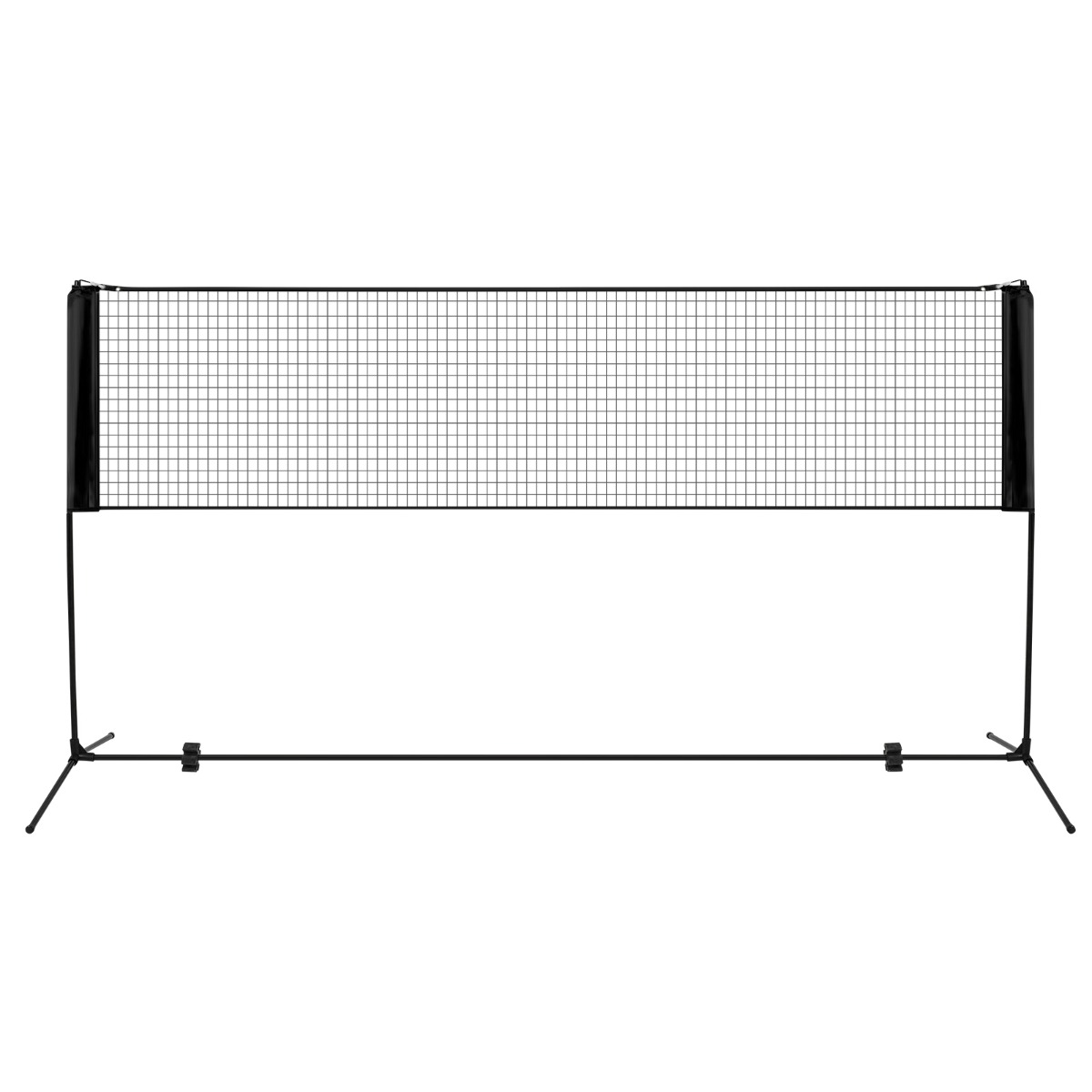 Säädettävä sulkapallo-lentopalloverkkosetti takapihalle - 310 cm - musta