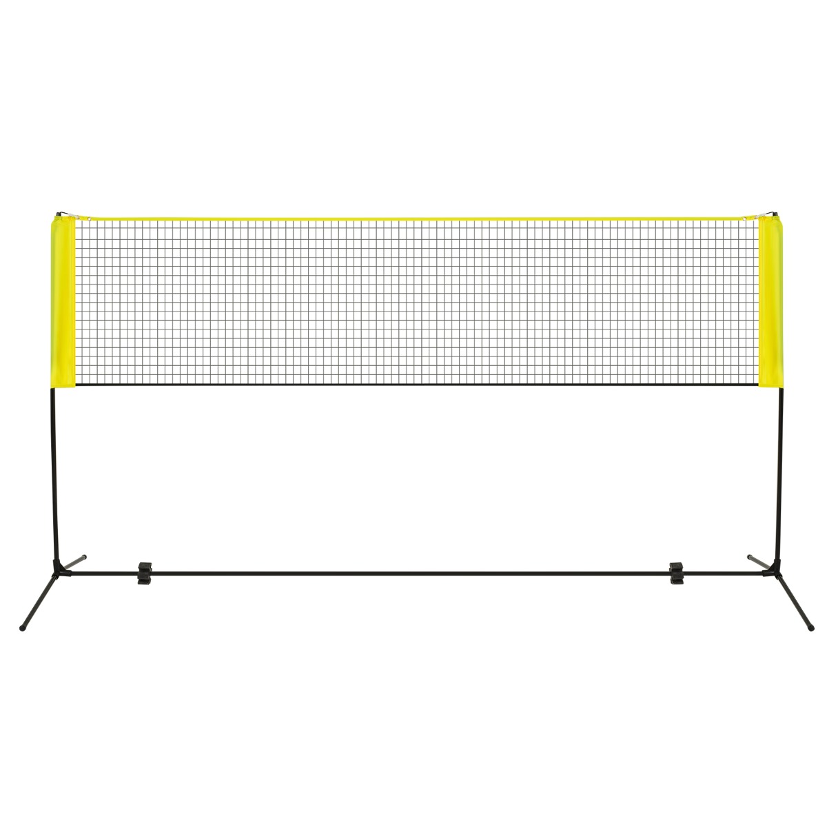 Säädettävä sulkapallo- ja lentopalloverkkosetti takapihalle - 310 cm - keltainen