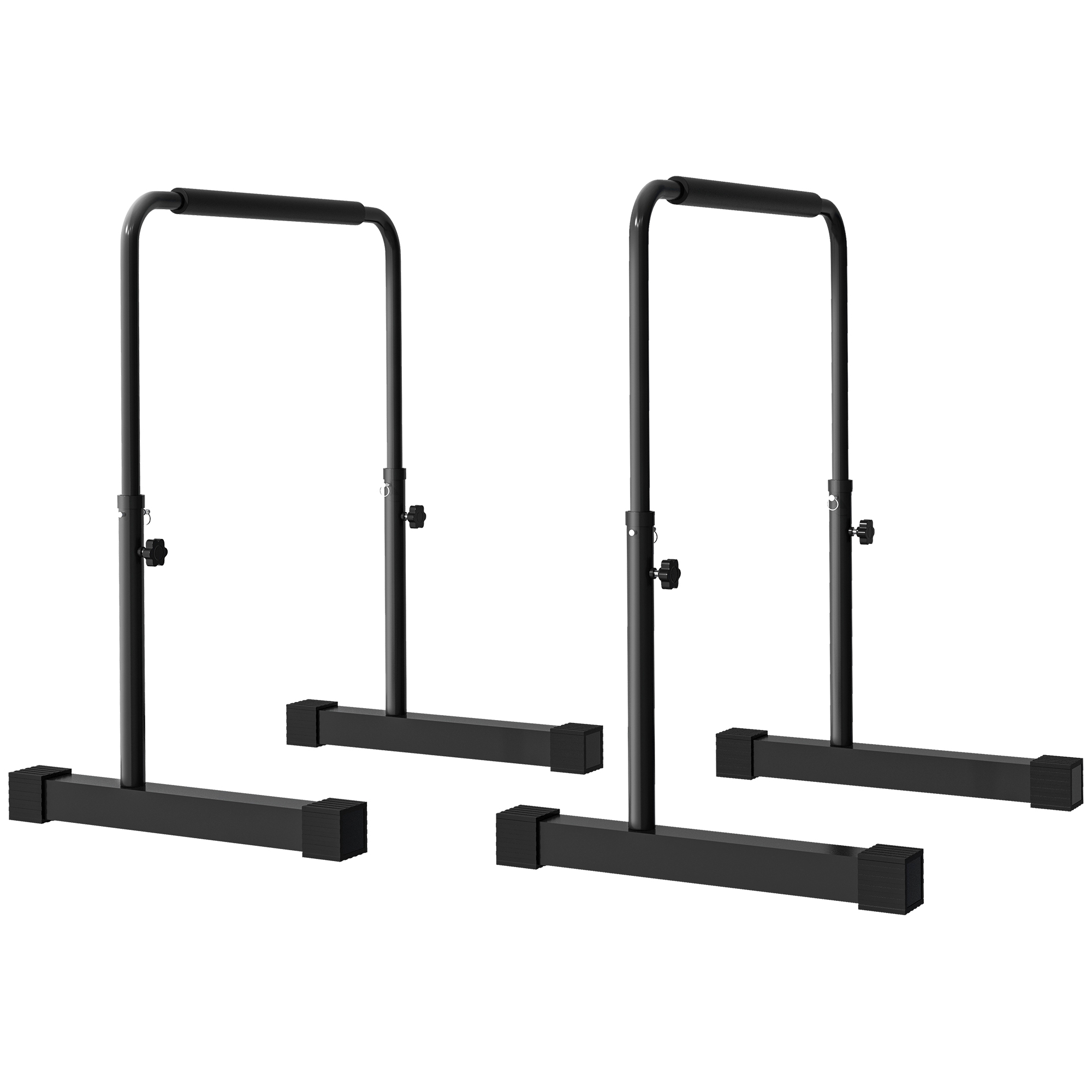 Dippiasema, korkeussäädettävä 80-105 cm, kevyt, liukumaton, jopa 120 kg, terästä, musta
