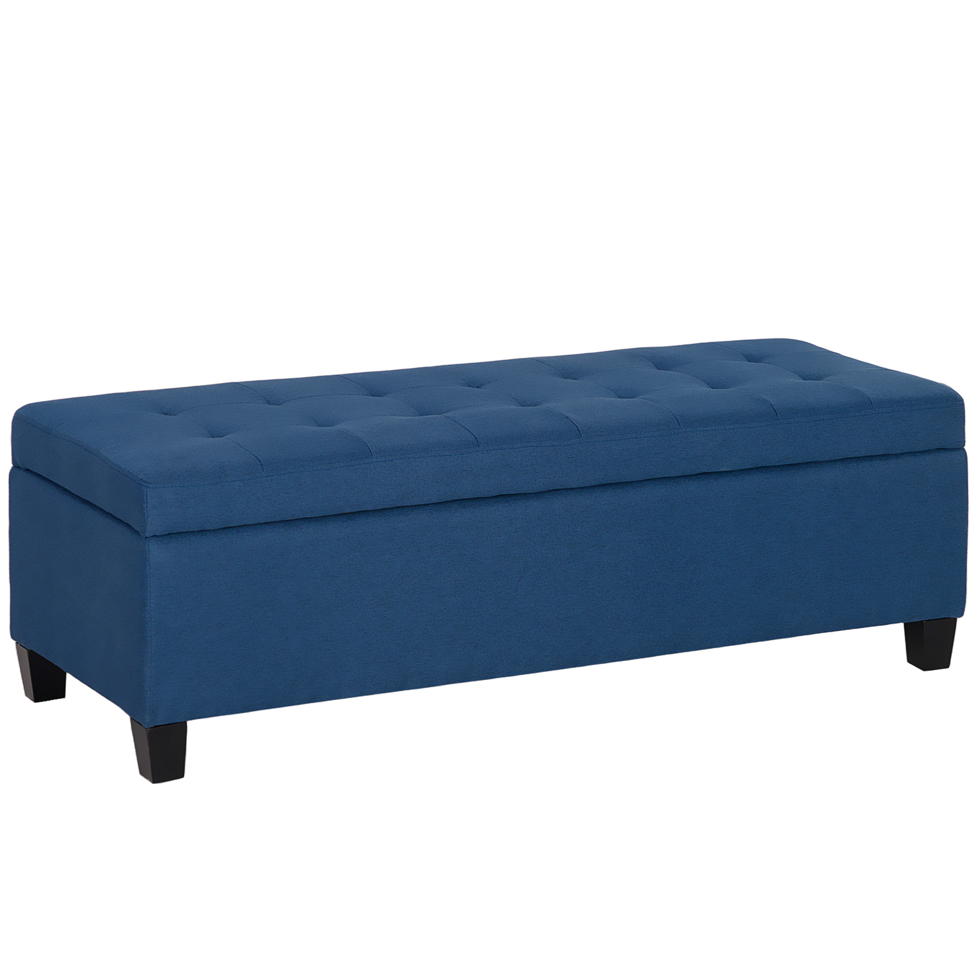 Hoiupink jalapink esikupink nööpidega tepitud 125 1 cm x 48 9 cm x 41 3 cm sinine