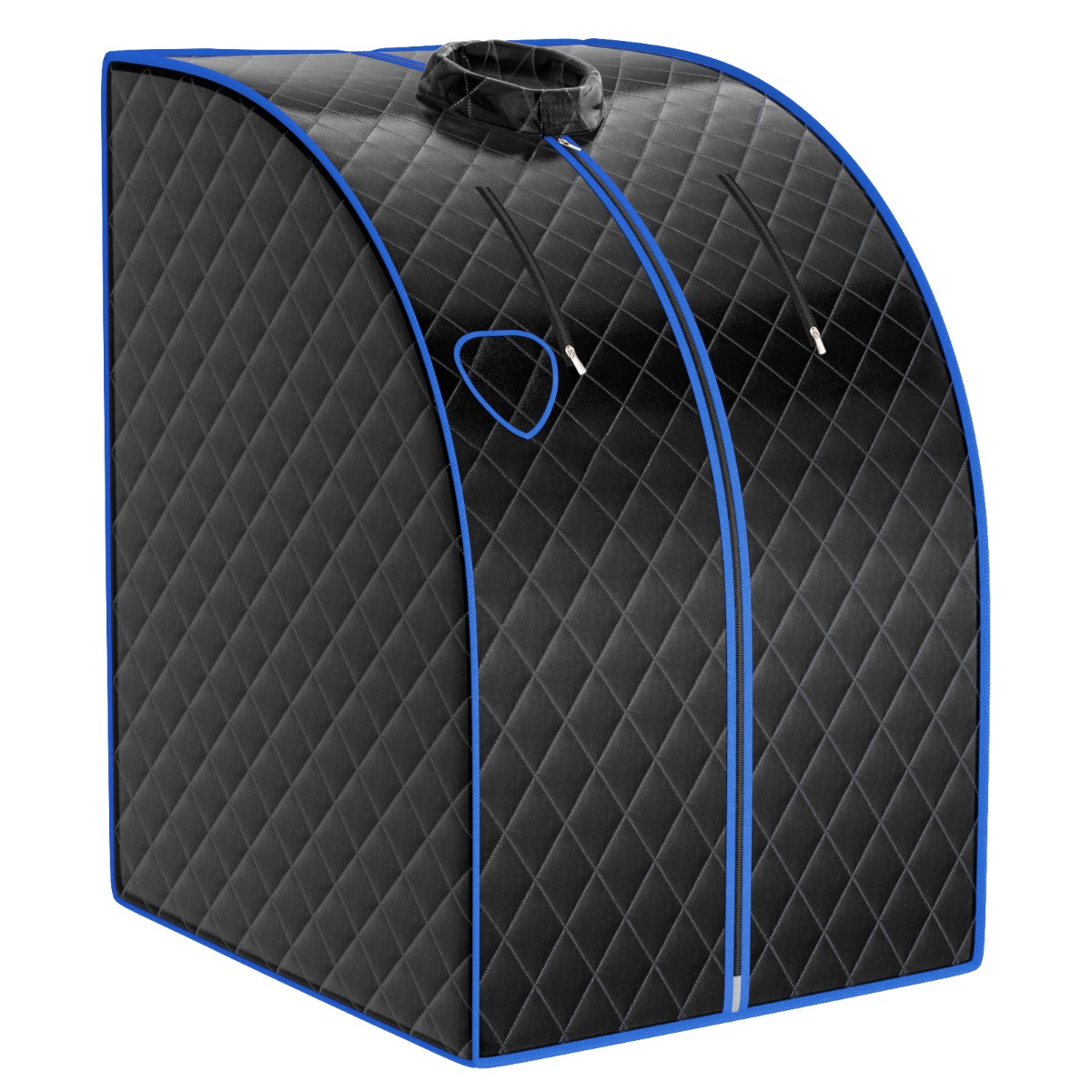 Pihustusfunktsiooniga kodune aurusaun 3L aurukatlaga kaasaskantav mini-aurusaun (1000W 78x87x101 cm) must
