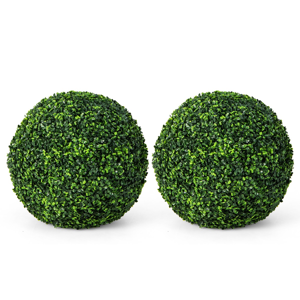 2 kpl 48,3 cm keinotekoisia topiary-palloja, keinotekoisia puksipuupalloja
