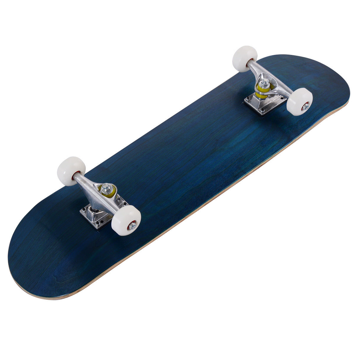 Skeittilauta, täydellinen lauta, funboard, minicruiser, puinen longboard, 20x79cm - sininen