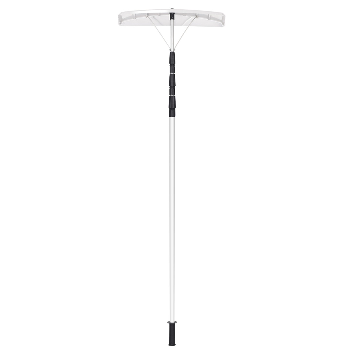 201-630 cm alumiininen lumilapio kumihuulilla lumiauran katolle