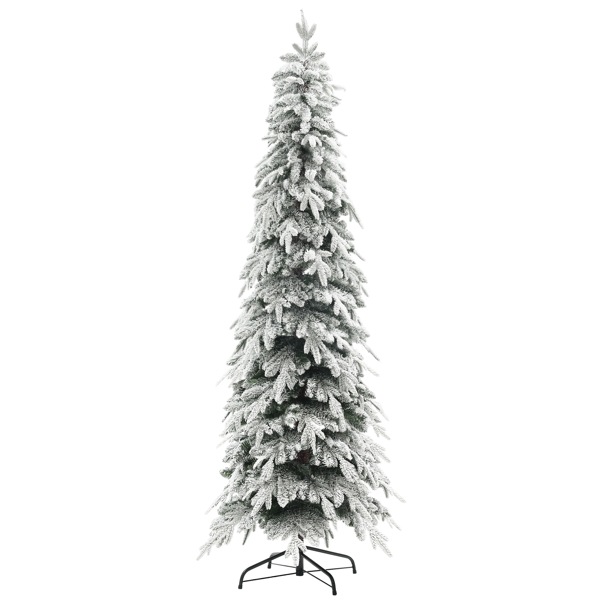 Keinotekoinen joulukuusi 210 cm, näyttää oikealta joulukuuselta, 800 tiheää oksaa, keinolumi, auton luukku