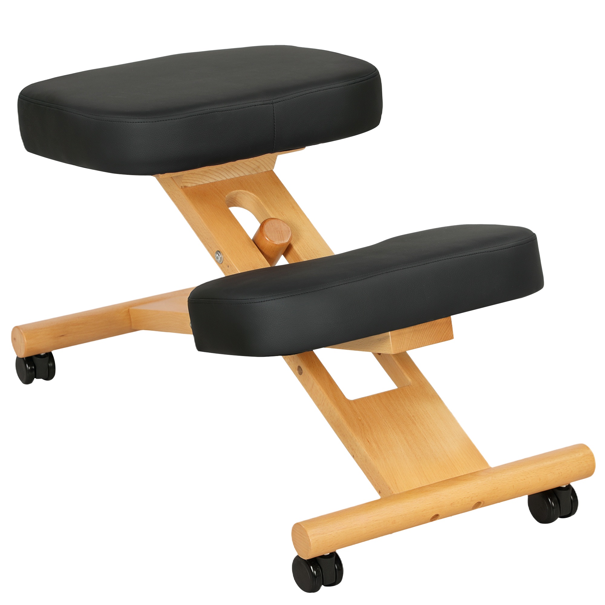 Ergonominen polvistuva tuoli pyörillä, istuinjakkara niskakivun lievittämiseen kotiin ja toimistoon