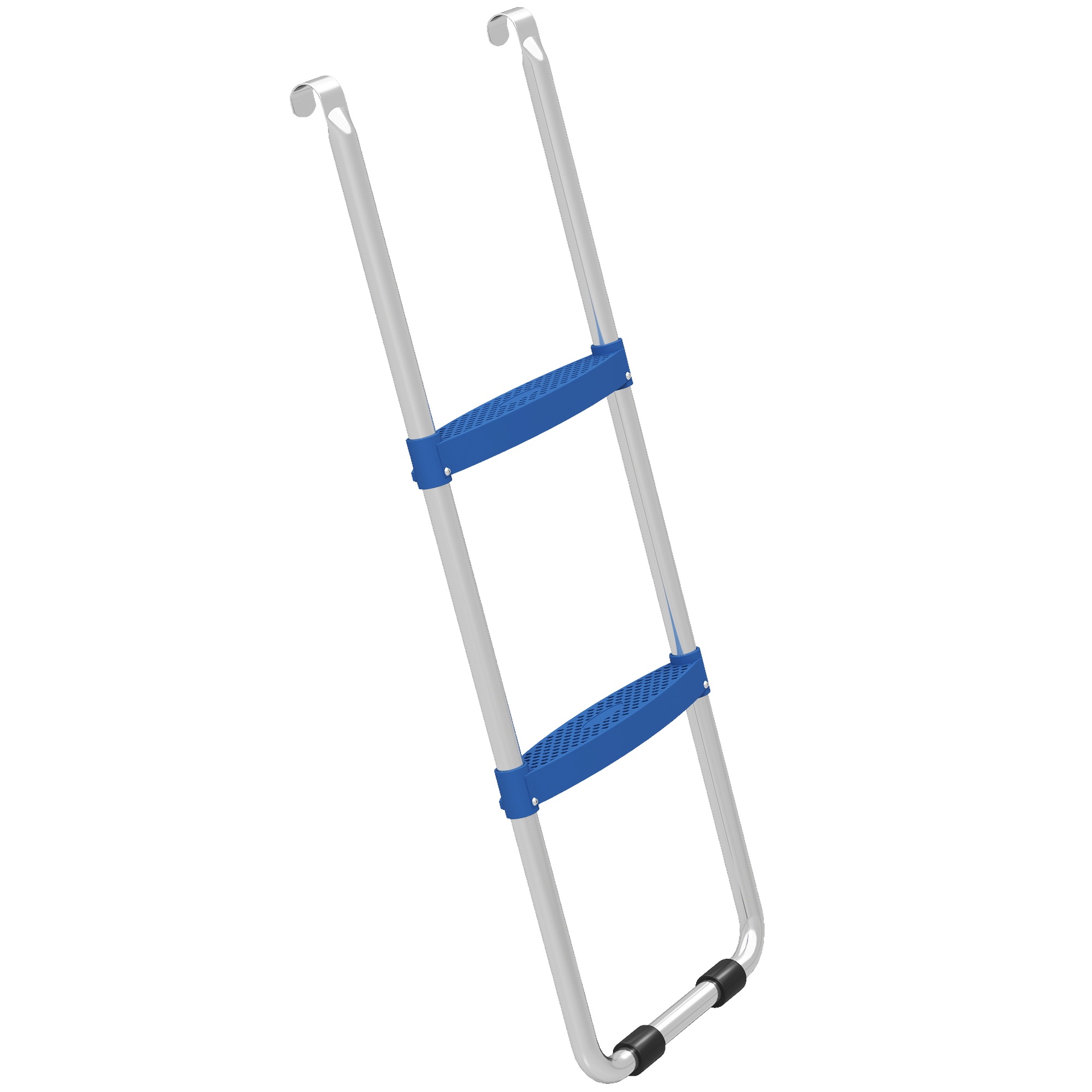 Trampoliinitikkaat 32/63 cm 2 askelmaa Trampoliinitikkaat jopa 150 kg galvanoidulla teräsrungolla Sininen