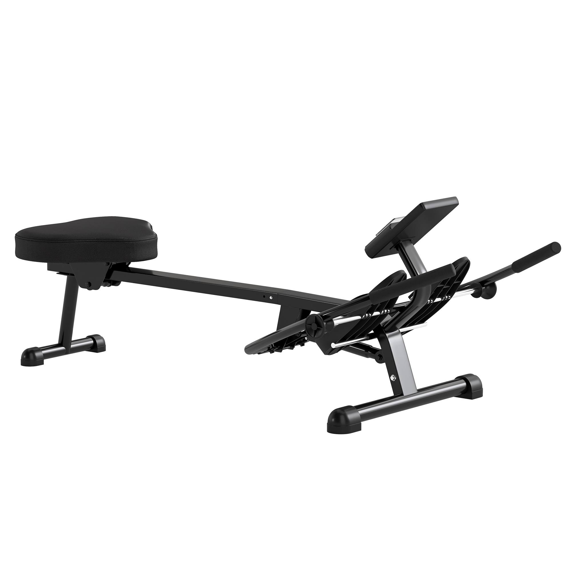 Hydraulinen soutulaite kotikäyttöön, jossa 12 vastustasoa, LCD-näyttö ja liukumattomat polkimet. Maks. 130 kg.