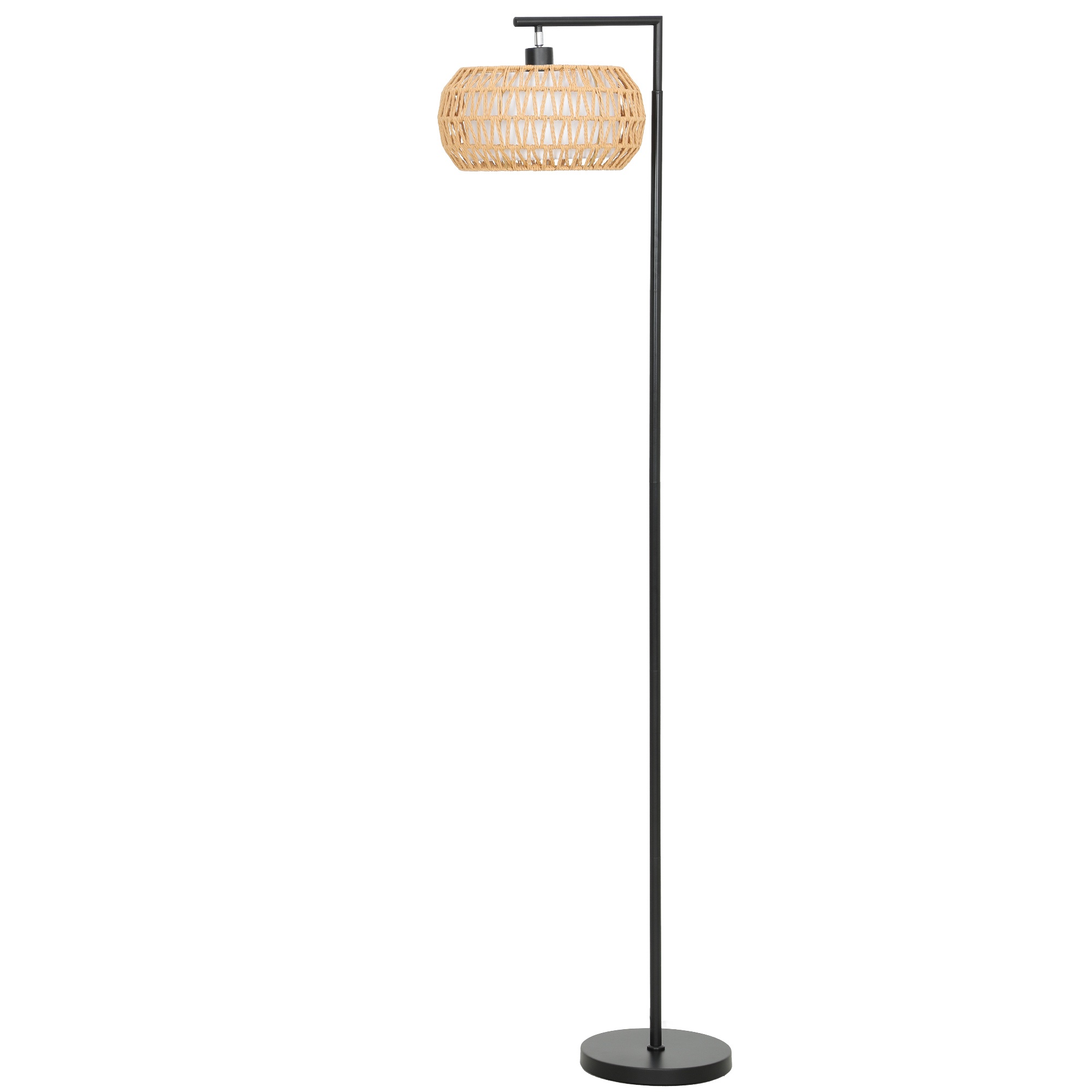 LED-lattiavalaisin kaksoisvarjostimella, himmennettävä lattiavalaisin, jossa 3 värilämpötilaa olohuoneeseen, makuuhuoneeseen, toimistoon, musta