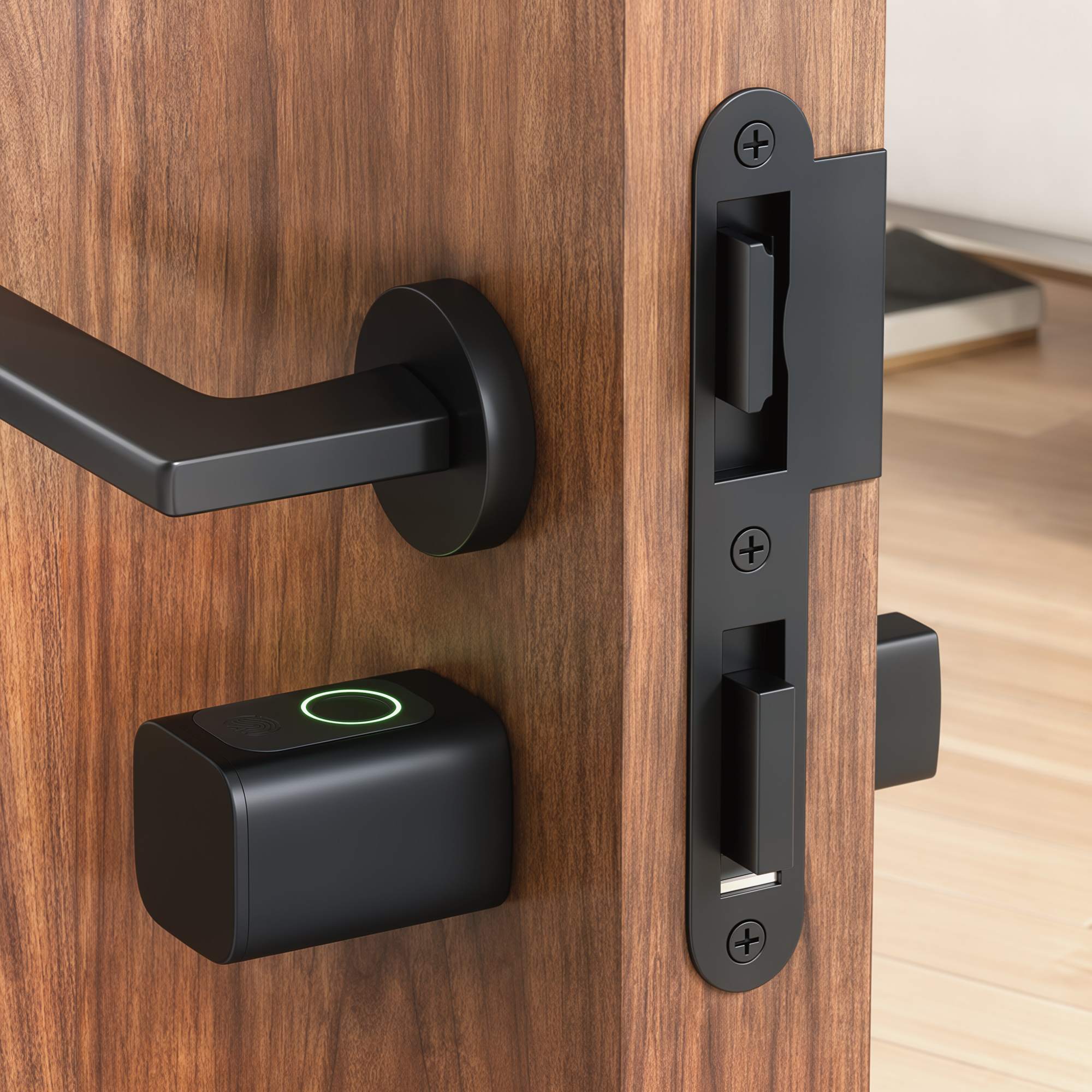 Älykäs Bluetooth-lukkosylinteri, 5 avaustapaa: sormenjälki, koodi, sovellus, NFC-kortti ja avain, jaettava käyttöoikeus