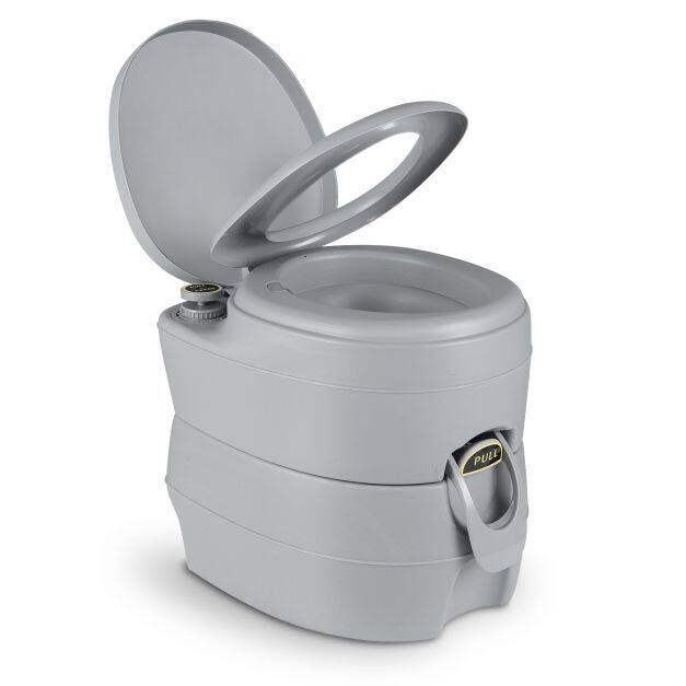 Kannettava wc, kannettava, tummanharmaa