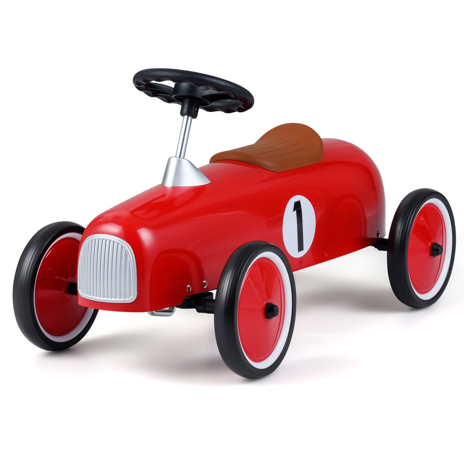 Ride on Push Car Outdoor Taapero Ratsastuslelu Pojille Tytöille - Punainen