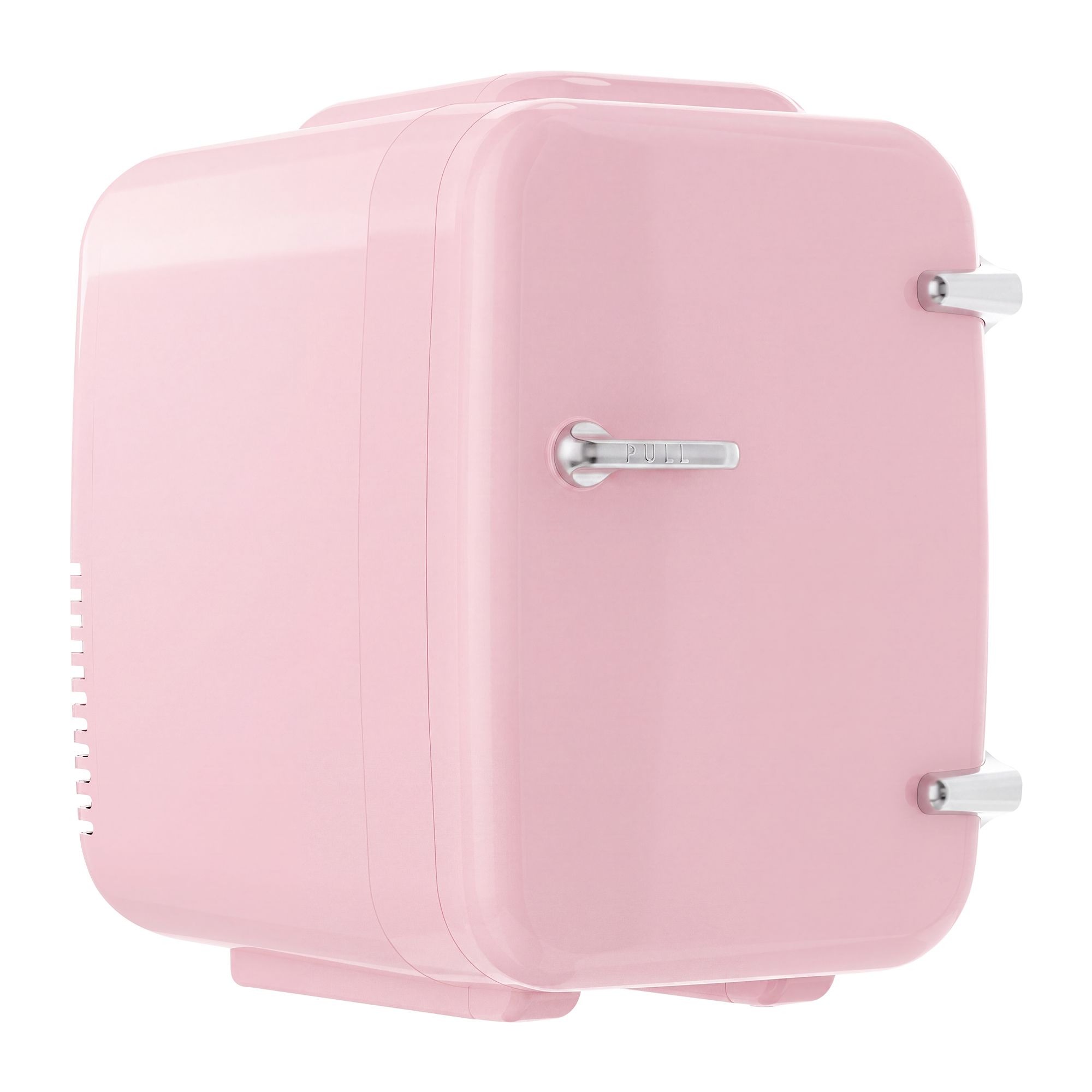 Kannettava minijääkaappi jäähdytys- ja lämmitystoiminnolla, 12 V/230 V, 4 l, 28 x 20,5 x 29,5 cm, vaaleanpunainen