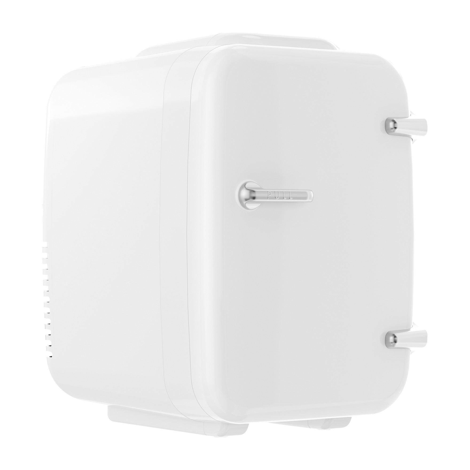 Kannettava minijääkaappi jäähdytys- ja lämmitystoiminnolla, 12 V/230 V, 4 l, 28 x 20,5 x 29,5 cm, valkoinen