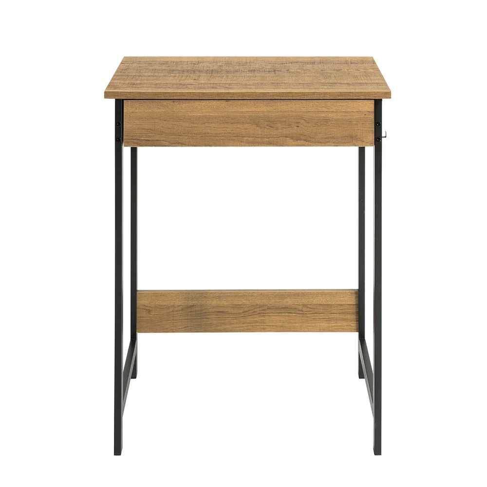 Tietokonepöytä puukuitulevyä ja Metalli Beige
