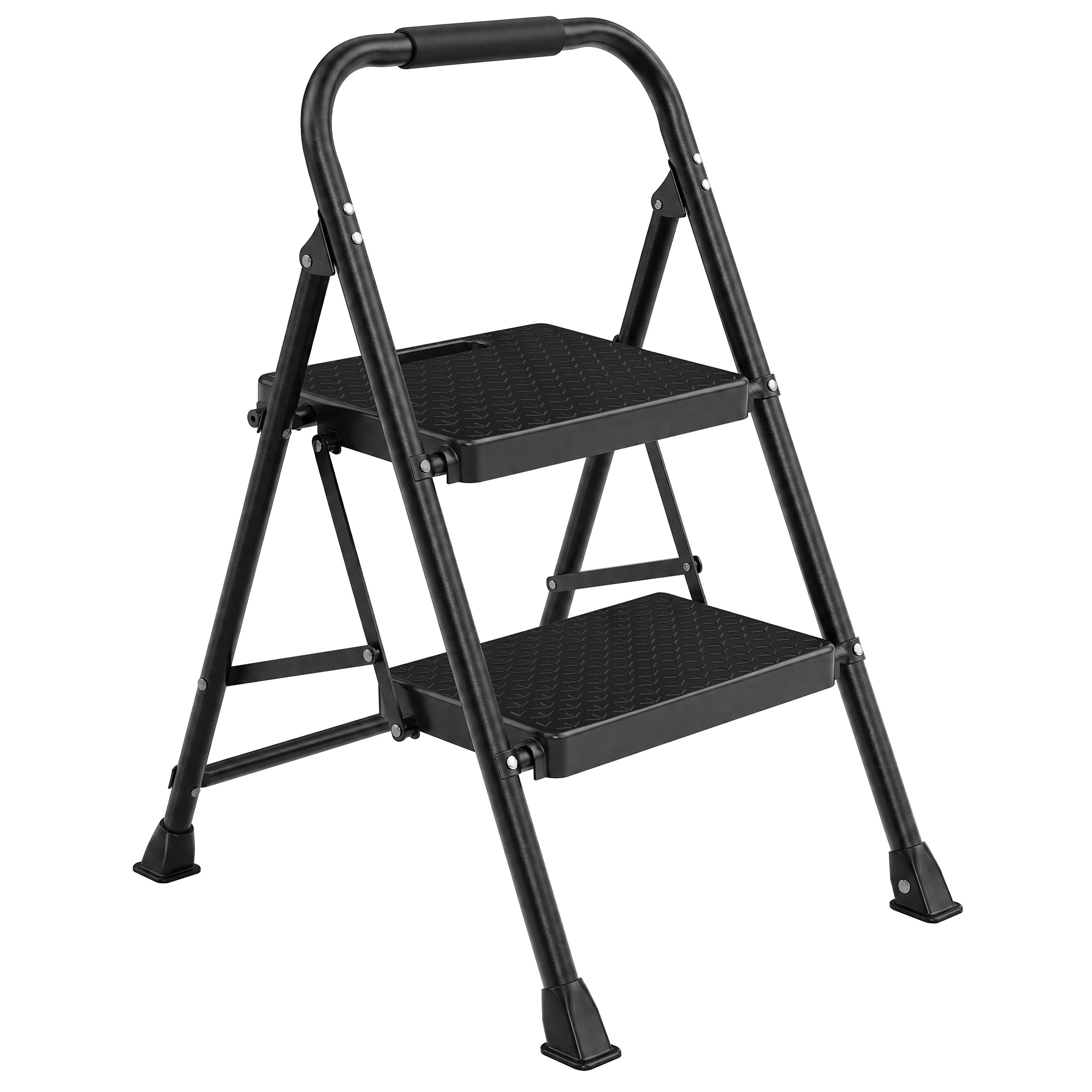 Taitettavat tikkaat, kaksiportaat teräksiset taittotikkaat