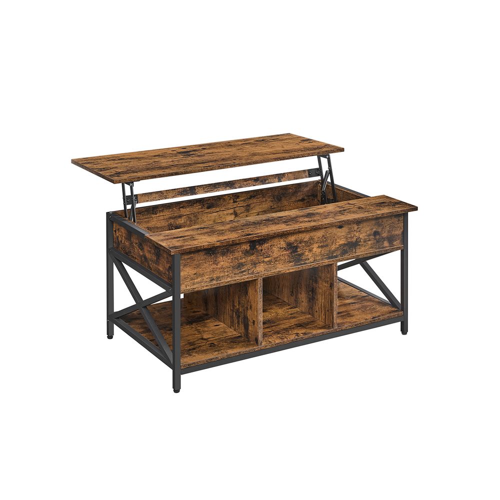 Korkeussäädettävä sohvapöytä 60 x 100 x (48 - 62) cm