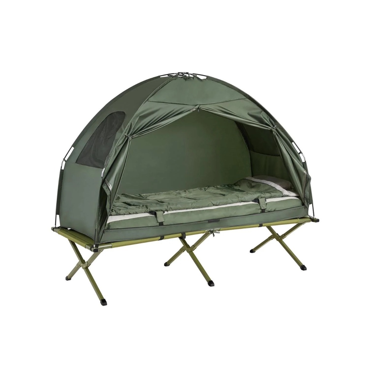 7-in-1 Teltta 1 Hengelle - Retkiteltta | 193x86x160cm Vihreä