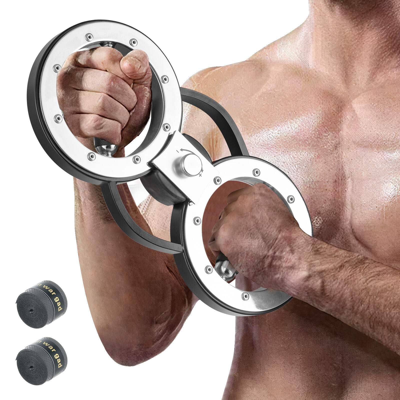 5,44 kg Burn Machine -käsivarsiharjoittelulaitteet säädettävällä vastuksella