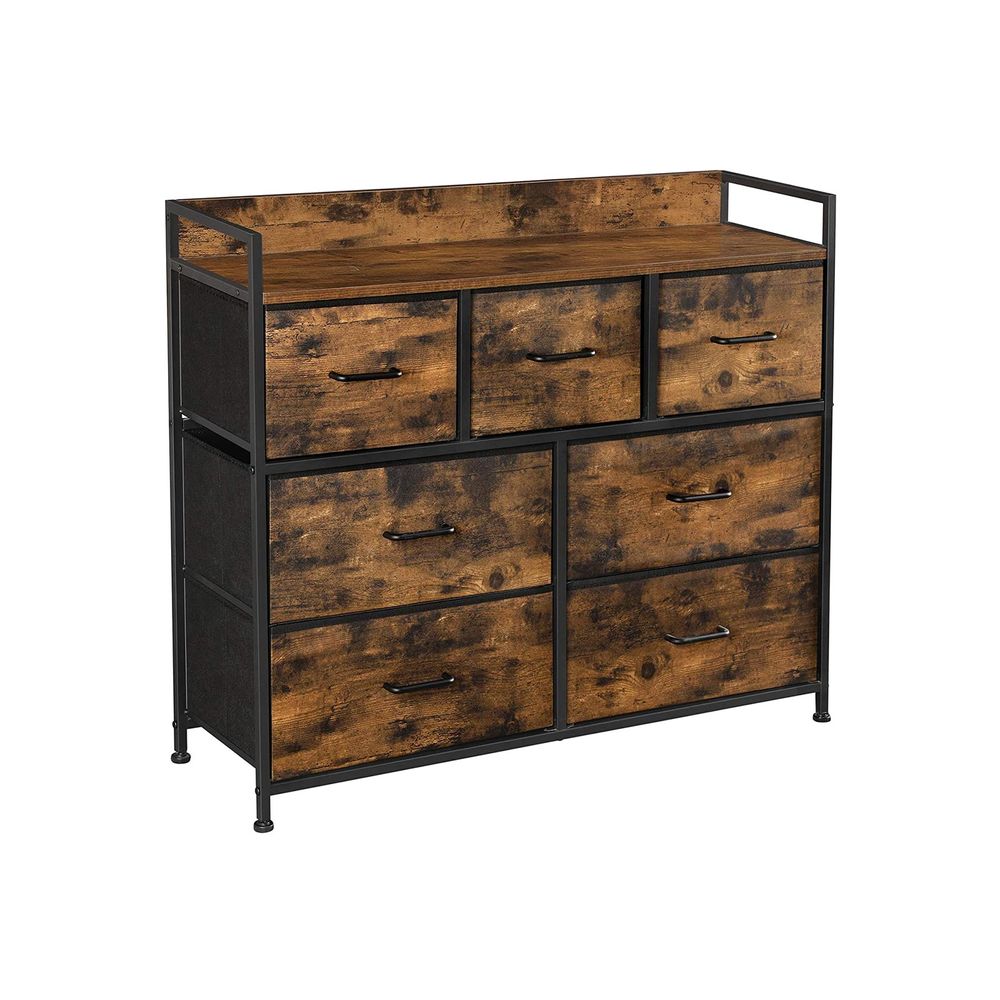 Lipasto 98x28.5x85cm vintage ruskea/musta