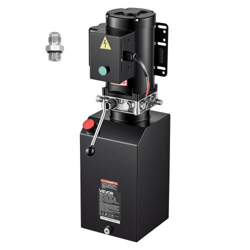 Yksitoiminen hydraulinen voimayksikkö kippiperävaunuun ja autonostimeen, 15 l, 2,2 kW, max 22 MPa, virtaus 6,3 l/min, AC 220–240 V, pystyasennus
