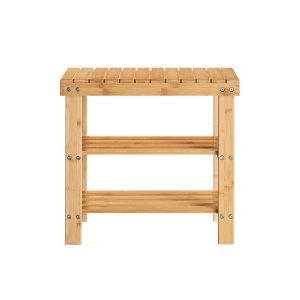 Puinen Penkki bambupuuta Luonnollinen