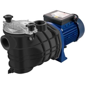 750 W (1 hv) allaspumppu, 15000 l/h 750 W:n allaspumppu, maahan asennettava uima-allaspumppu siiviläkorilla, allaspumpun moottori puhtaalle uima-allasvedelle, 50 mm (1,97 tuuman) tulo-/lähtöallassuodatinpumppu kahdella liitosletkulla